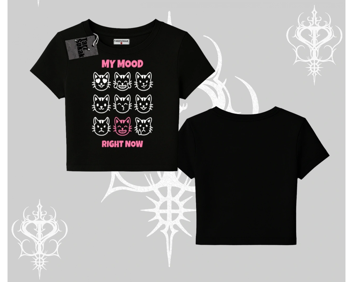 Kitti Sweet Mini Logo Baskılı Biskilet Sweatshirt