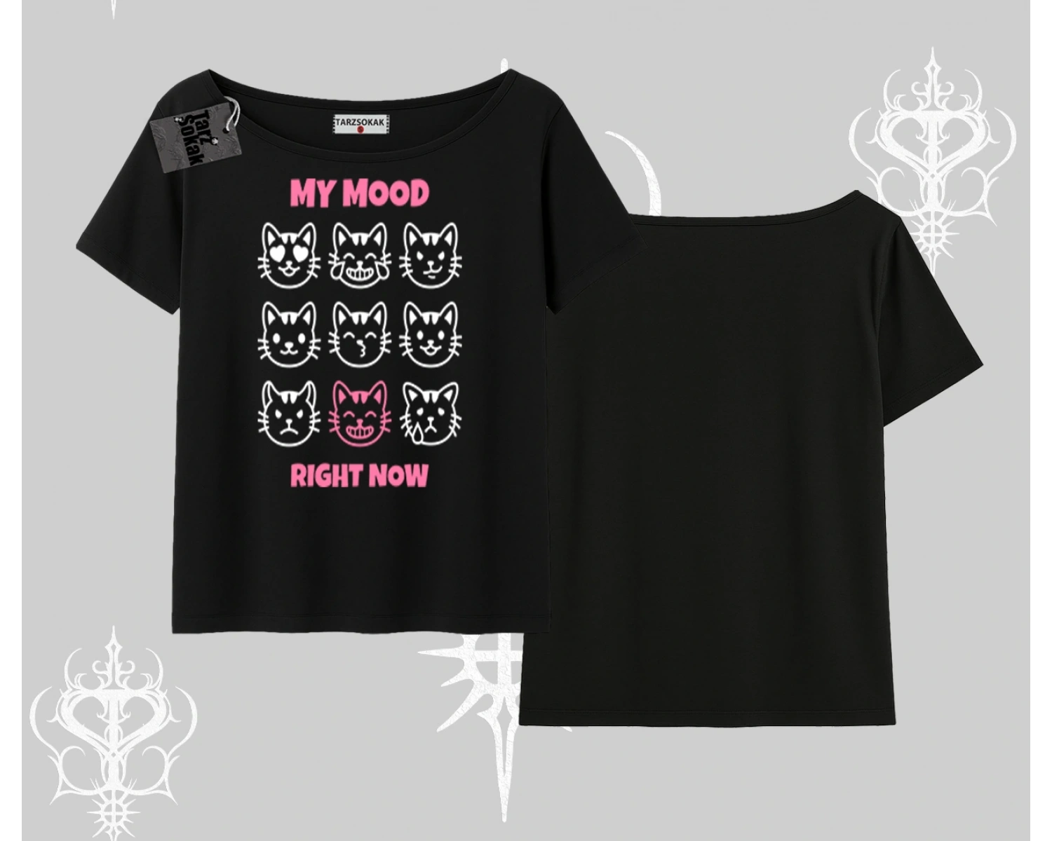 Kitti Sweet Mini Logo Baskılı Kolsuz Tshirt