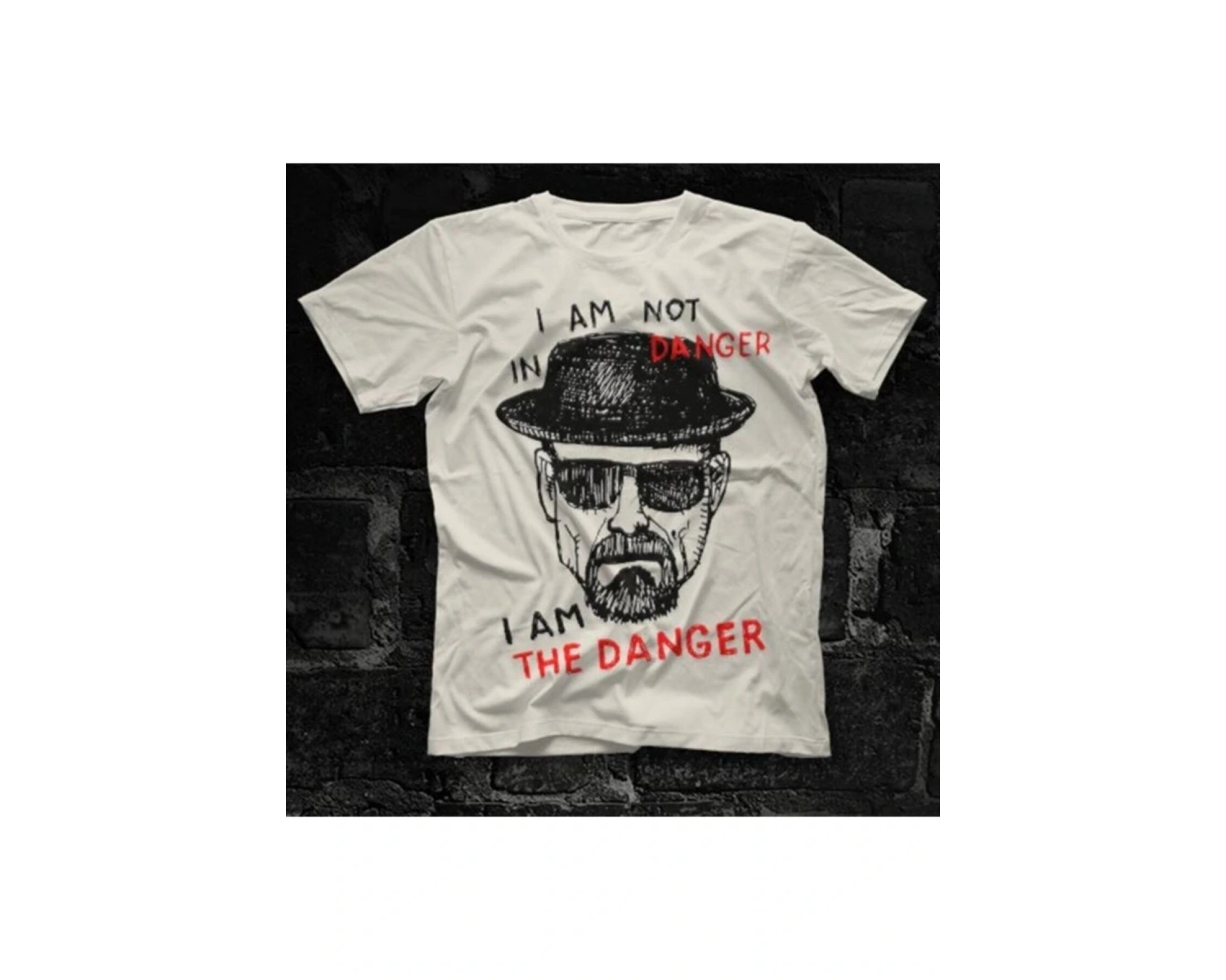 Ko Buta Breaking Bad Heisenberg Beyaz Unisex Tişört T-shirt 850wt