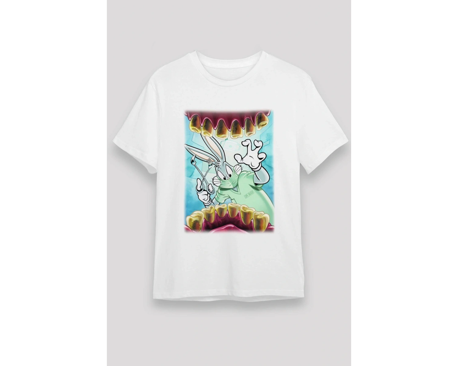 Ko Buta Diş Hekimi Beyaz Unisex Tişört T-shirt T9320