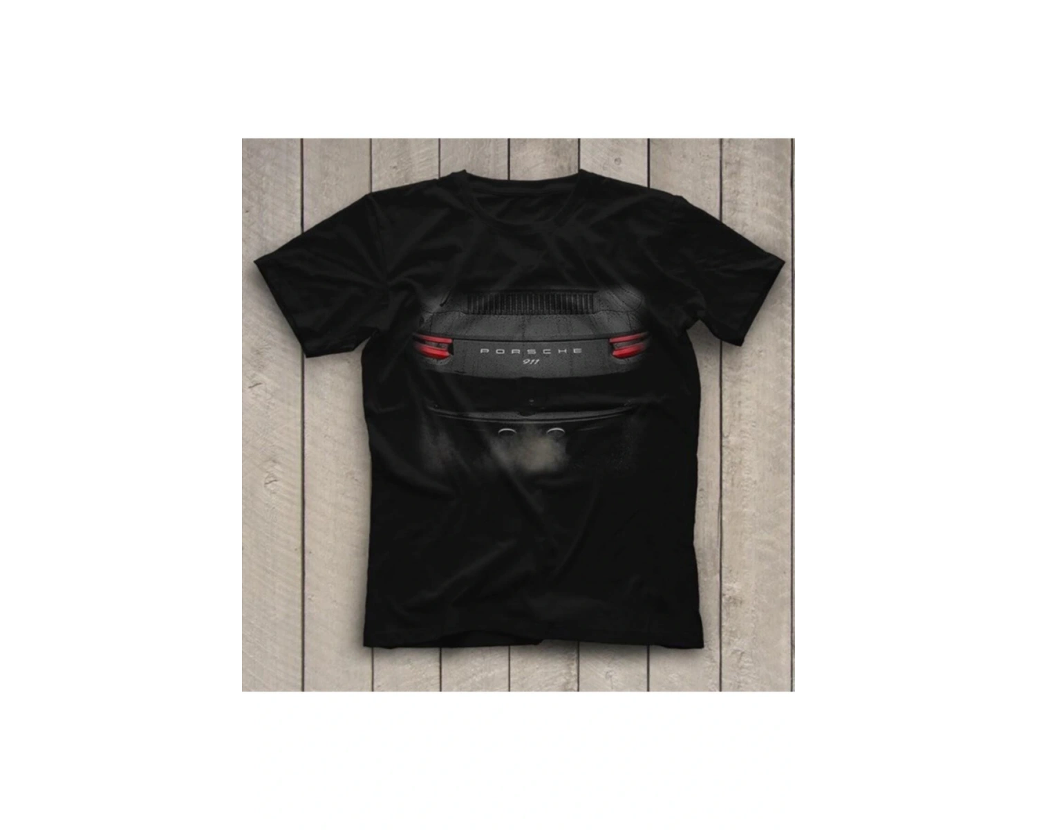 Ko Buta Porsche Siyah Unisex Tişört T-shirt 8306wt