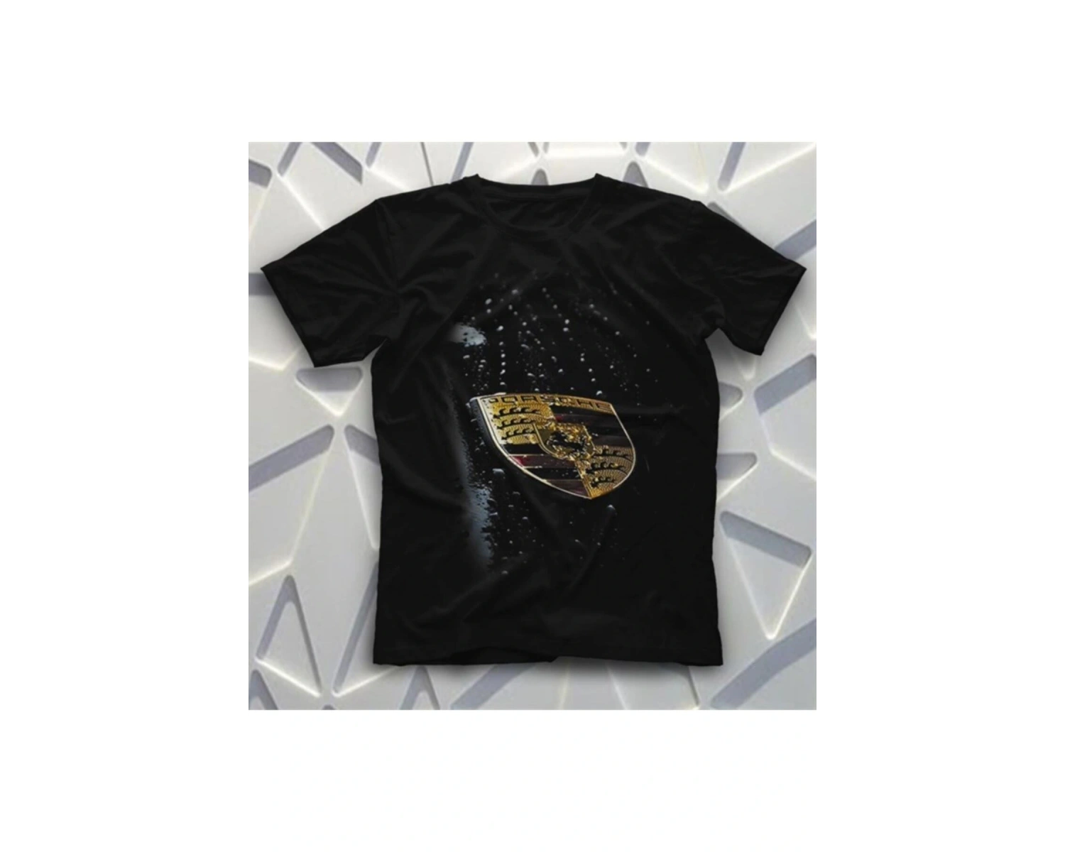 Ko Buta Porsche Siyah Unisex Tişört T-shirt 8308wt