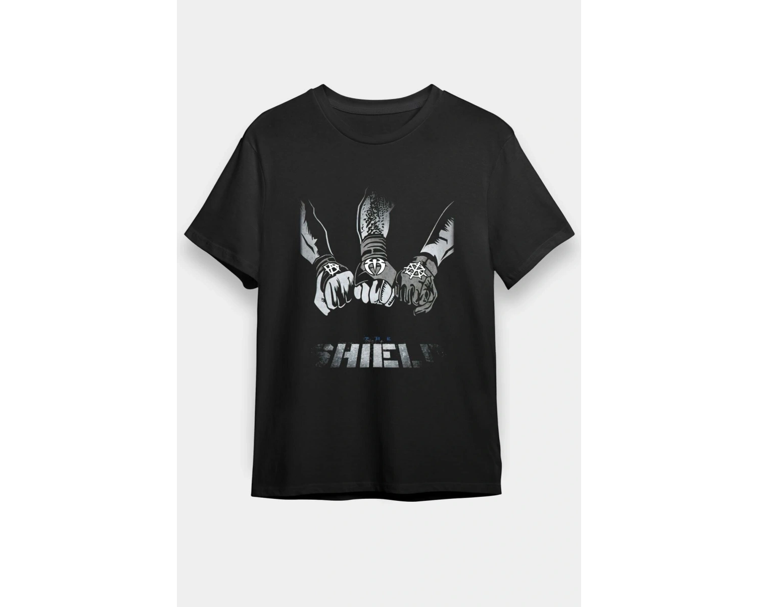 Ko Buta Wwe Siyah Unisex Tişört T12937