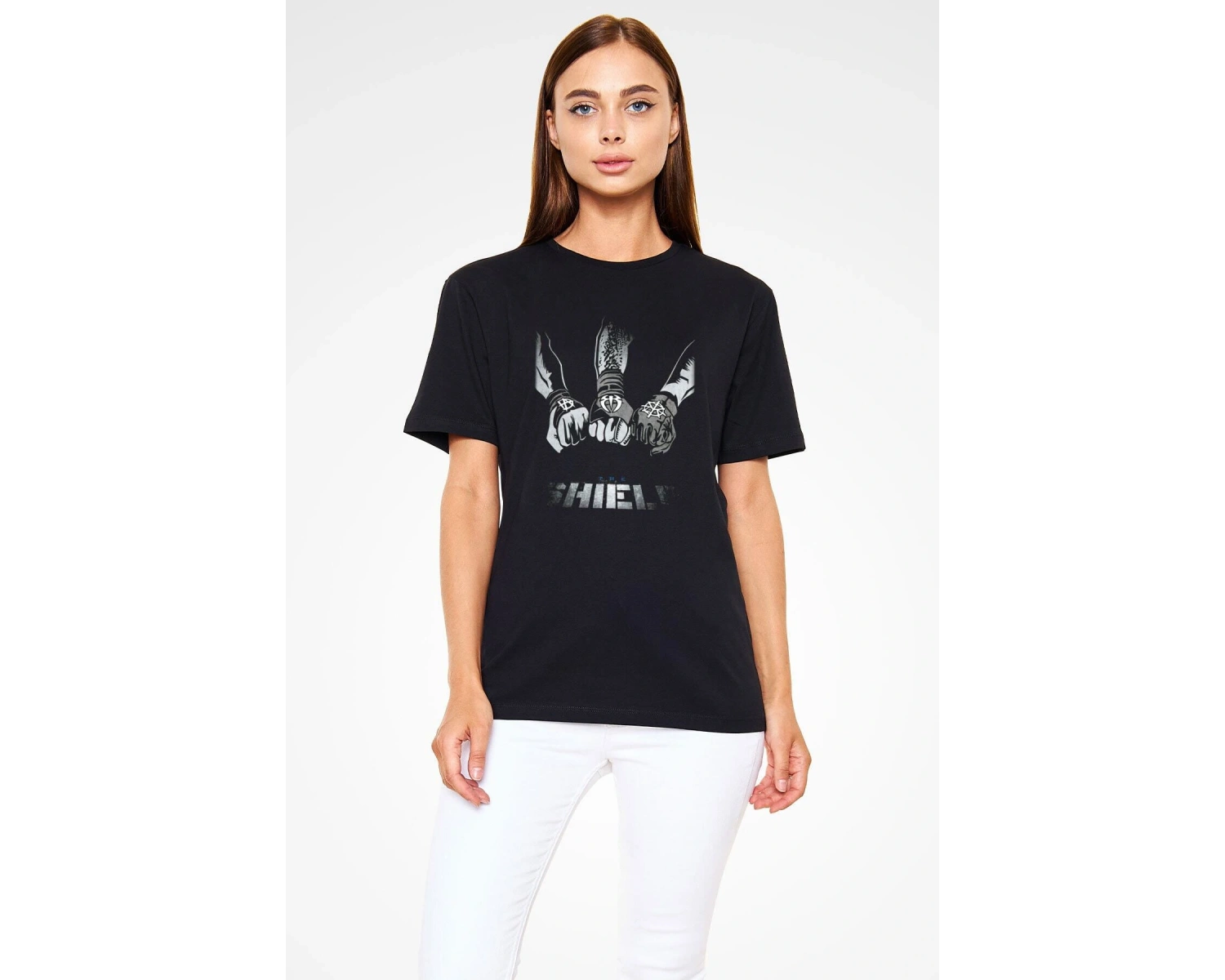 Ko Buta Wwe Siyah Unisex Tişört T12937
