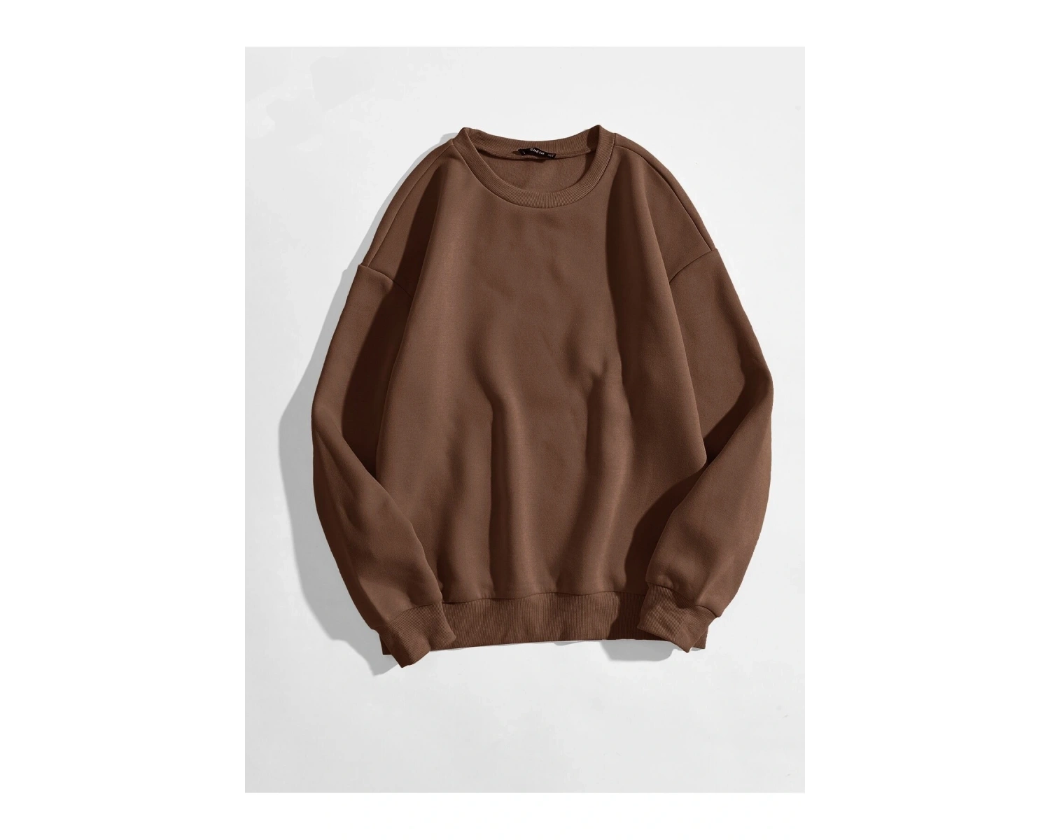 KOD ADR-SHEN EZwear Solid Round Neck Sweatshirt