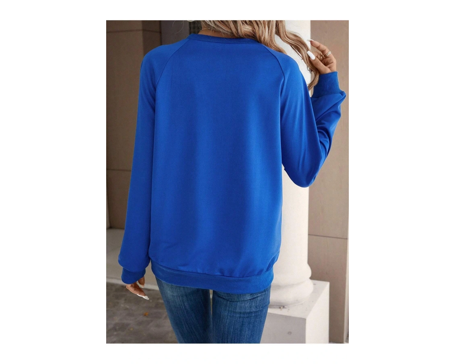 KOD ADR-SHEN LUNE Slogan Graphic Raglan Sleeve Sweatshirt Saks