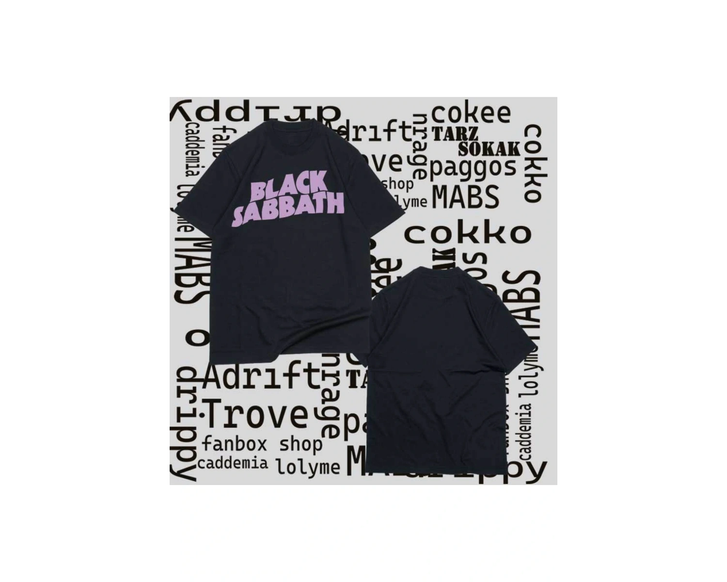 Kod Presss Unisex Siyah Black Sabbath T-shirt 17370tt