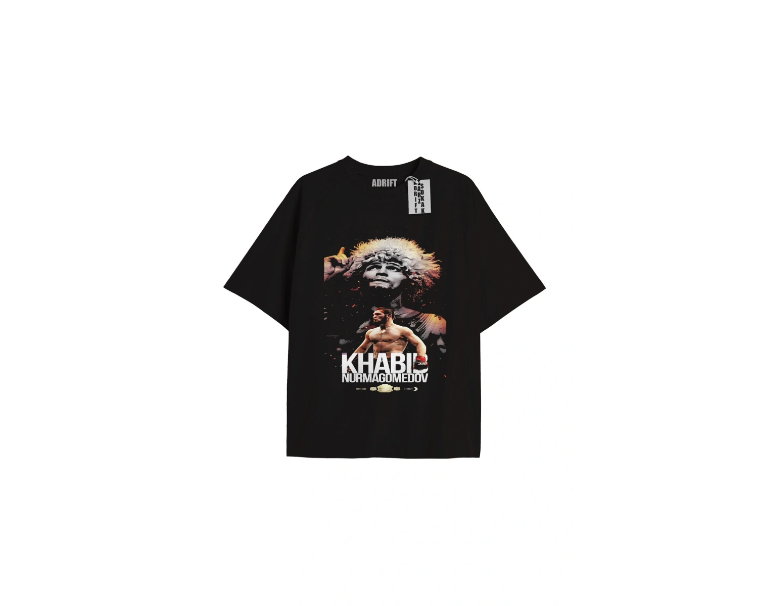 Kod Presss Unisex Siyah Champion Ufc Khabib Nurmagomedov T-shirt 310260tt