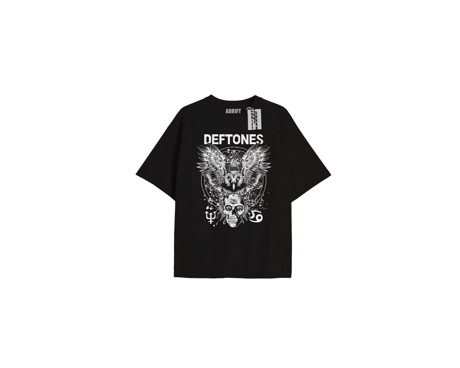 Kod Presss Unisex Siyah Owl Deftones T-shirt 139260tt