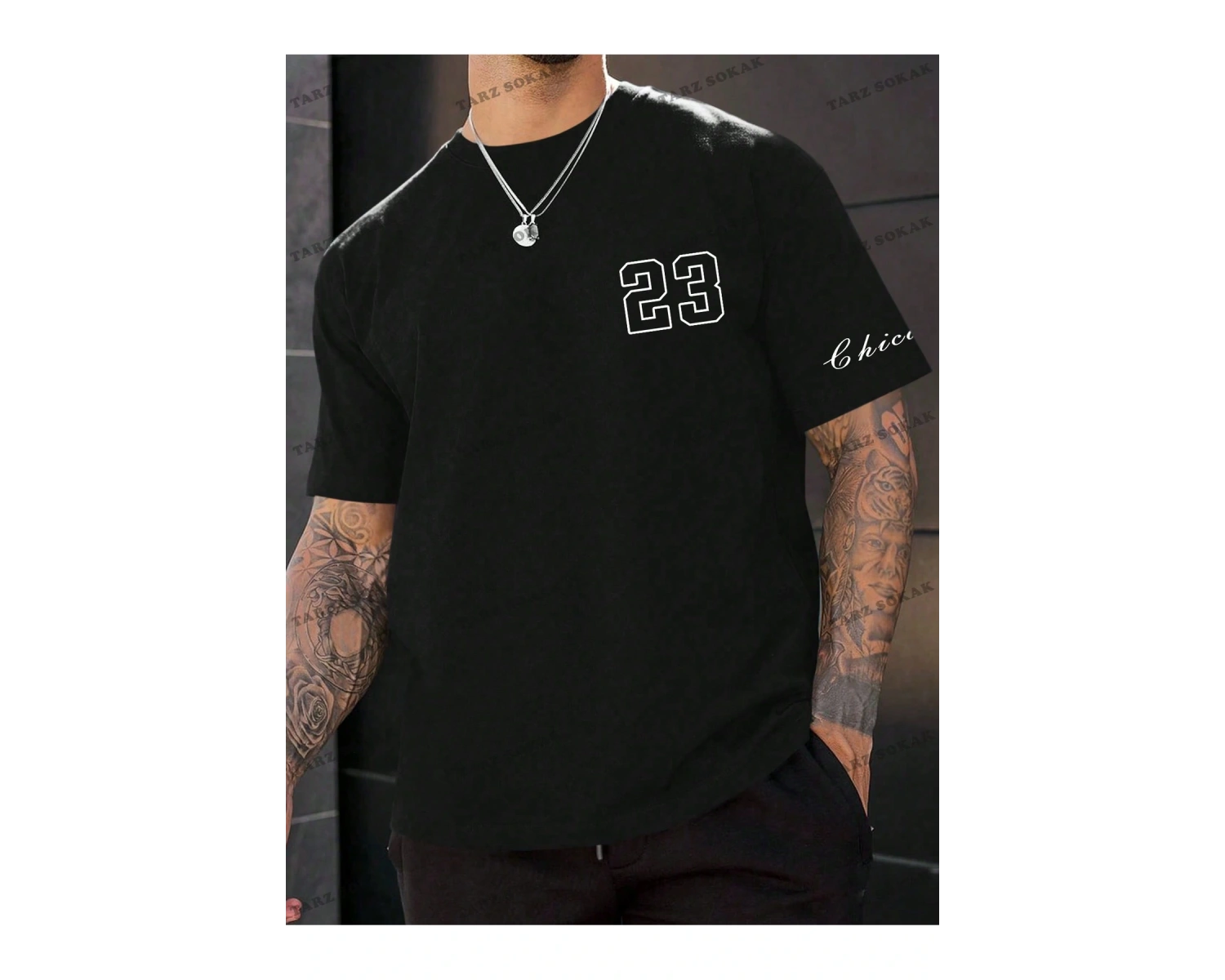 KOD Trend Dijital Baskılı Kısa Kollu Erkek Tişört