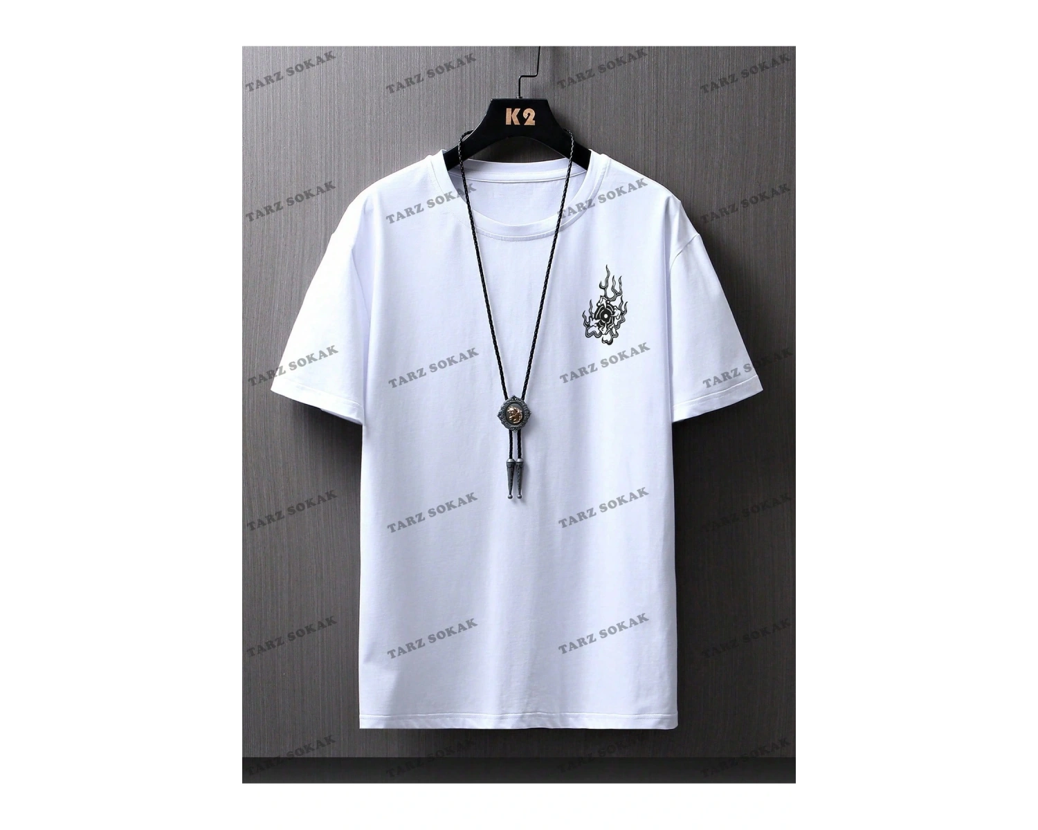 KOD Trend EMRG Erkek Ejderha Baskılı Kısa Kollu Tişört