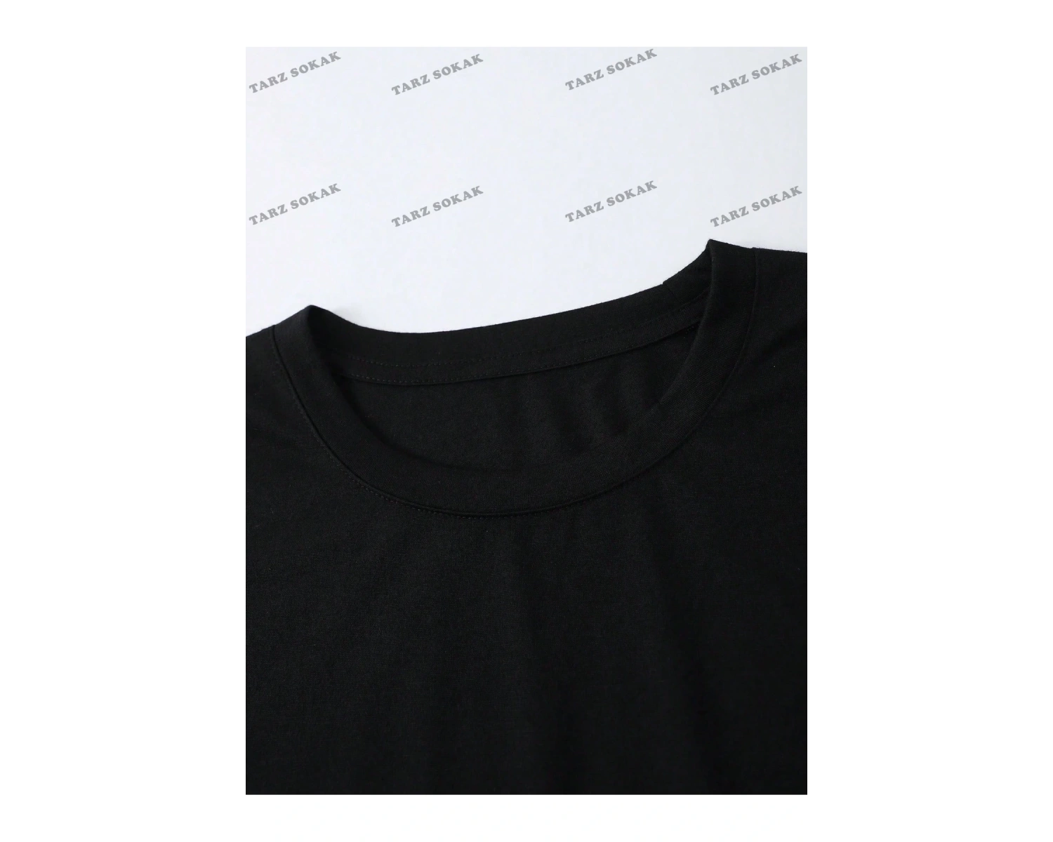 KOD Trend EMRG Erkek Göz ve Harf Grafikli Damla Omuz Tişörtü