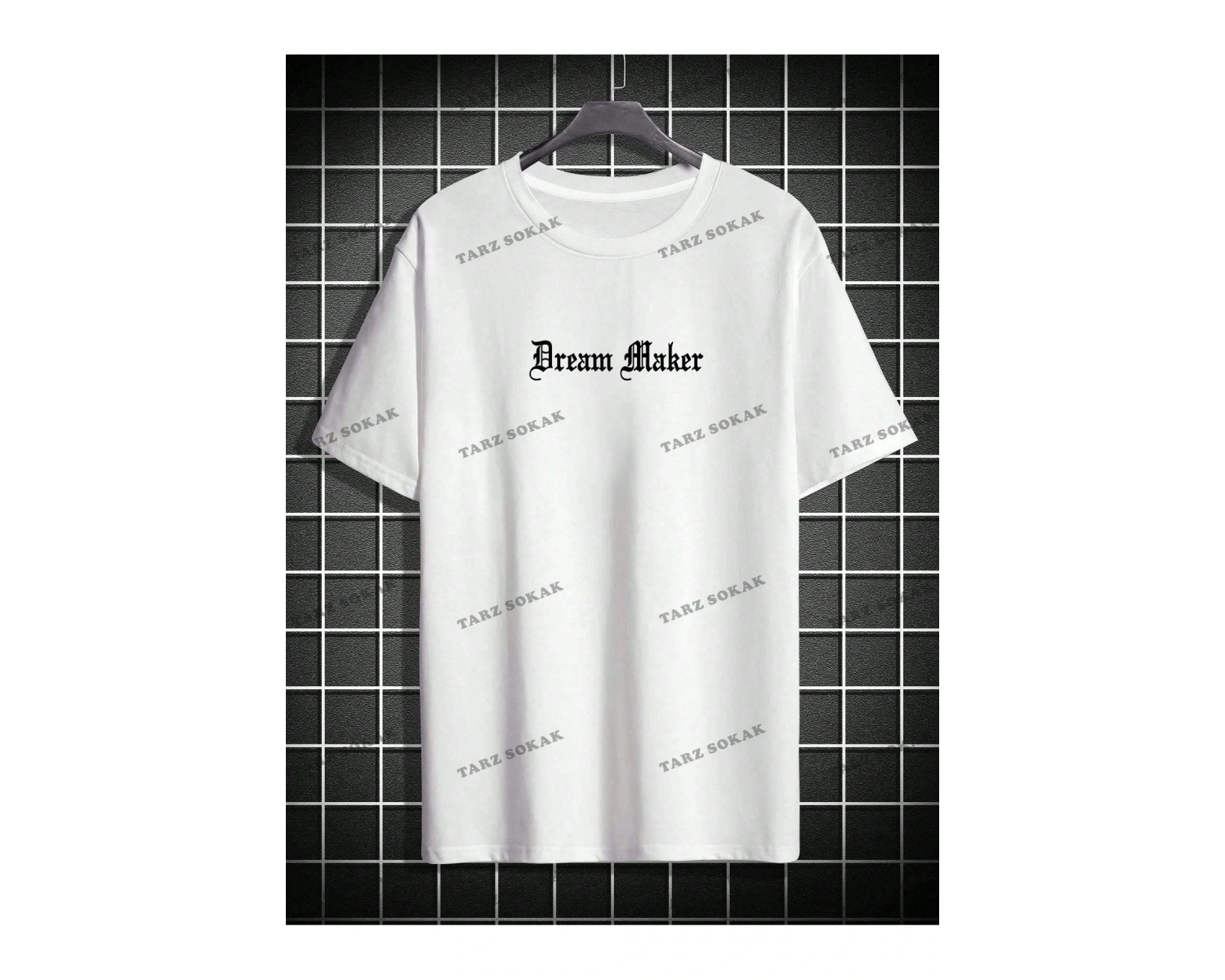 KOD Trend EMRG Erkek Heykel & Slogan Grafikli Tişört