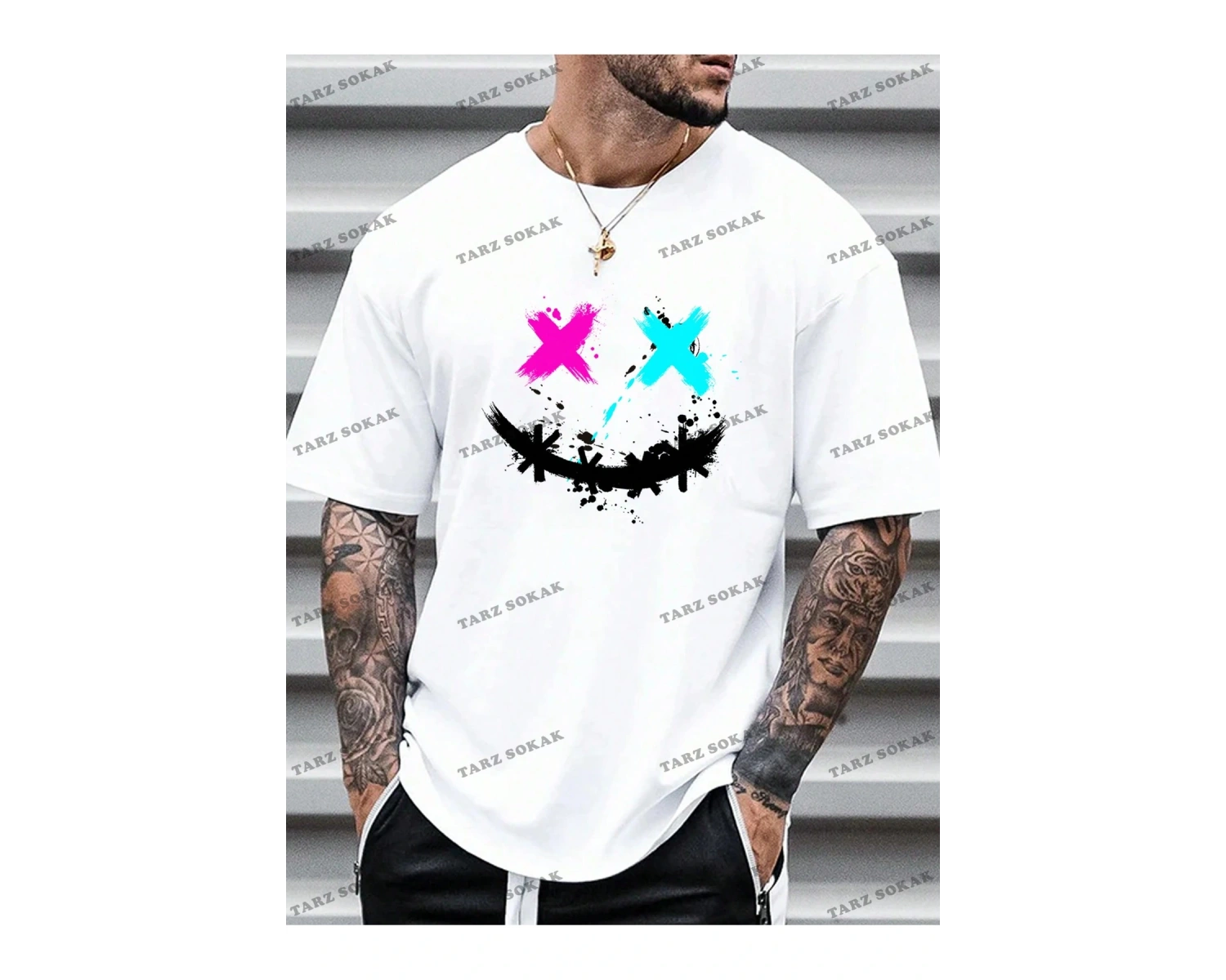 KOD Trend EMRG Erkek Karikatür Grafikli Tişört