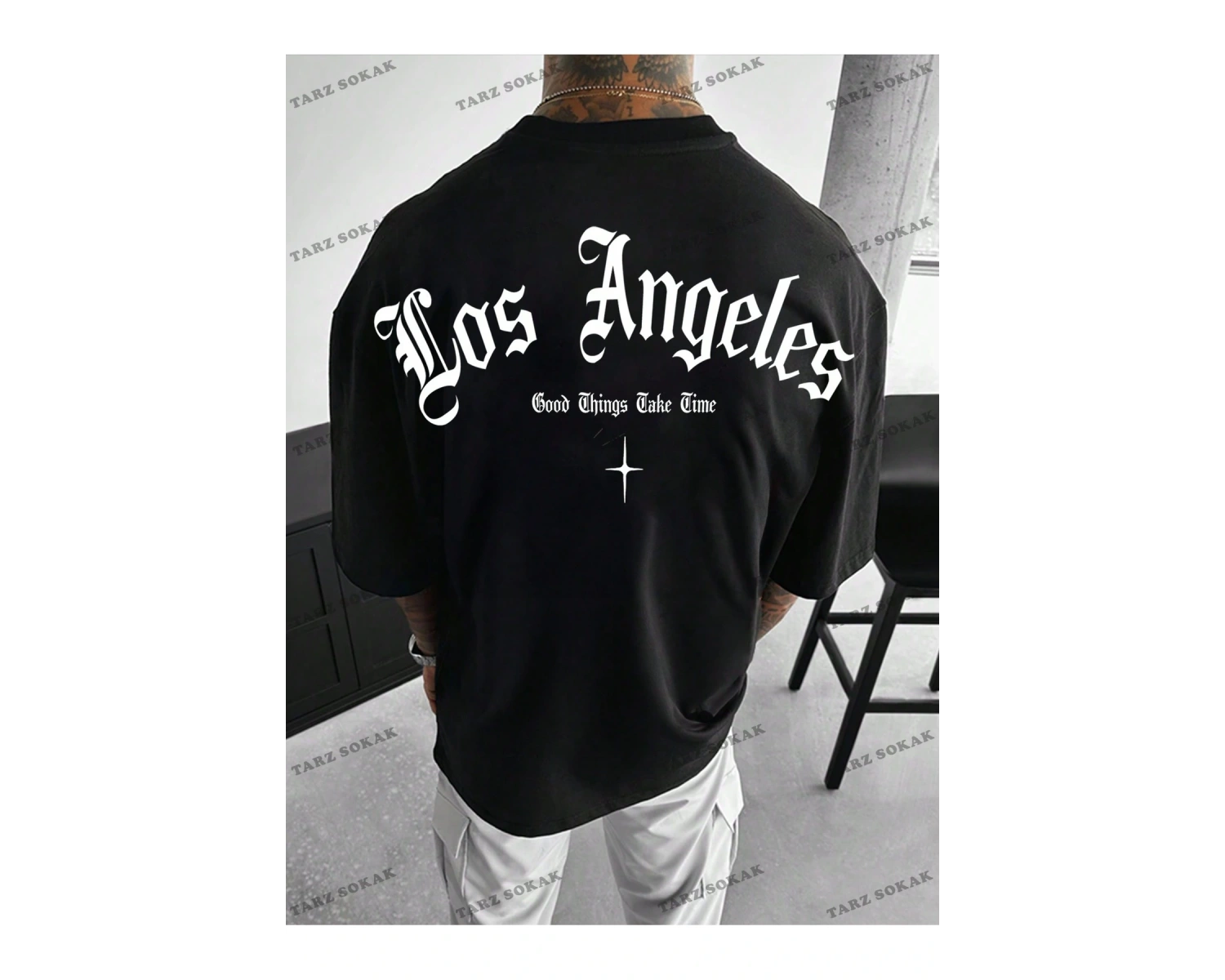 KOD Trend EMRG Erkek Yazılı Baskılı T-shirt