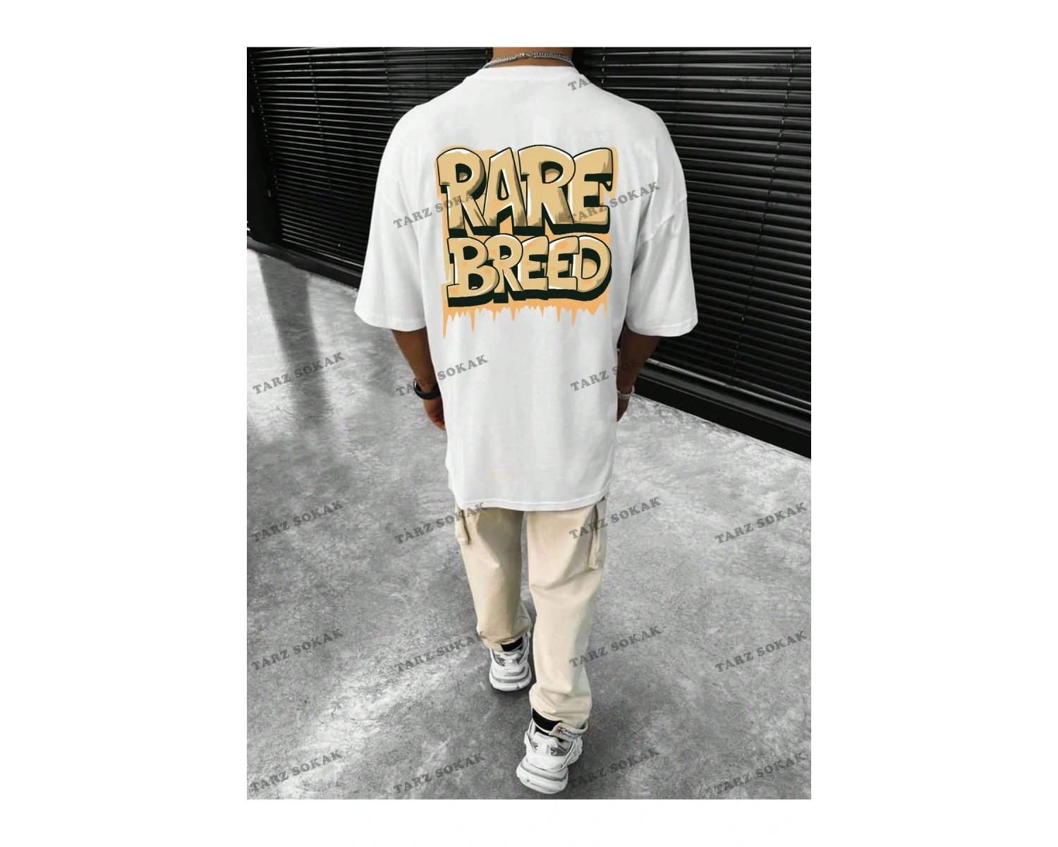 KOD Trend EMRG Loose Fit Erkek Yazı Baskılı Grafik Tişört