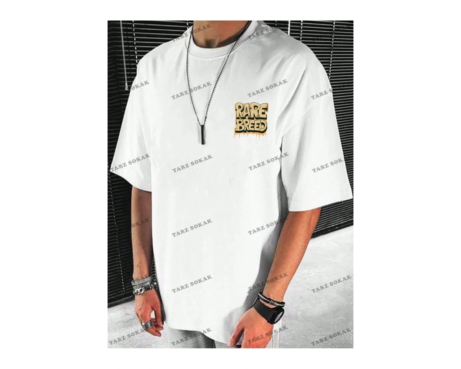 KOD Trend EMRG Loose Fit Erkek Yazı Baskılı Grafik Tişört