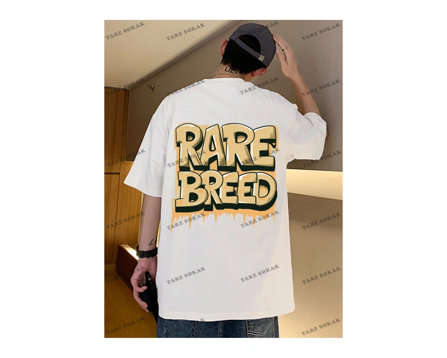 KOD Trend EMRG Loose Fit Erkek Yazı Baskılı Grafik Tişört