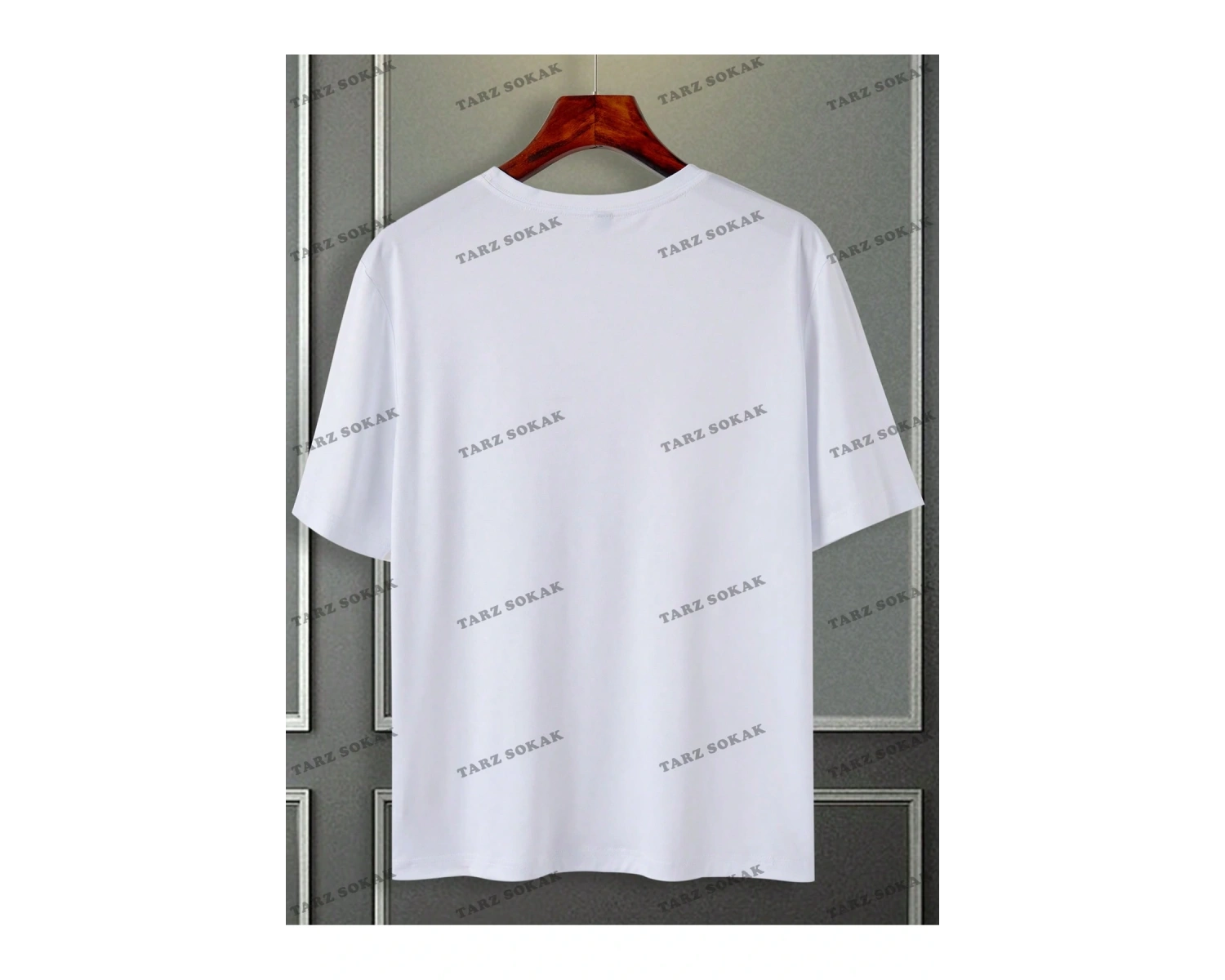 KOD Trend Erkek Çapraz Baskılı Tişört