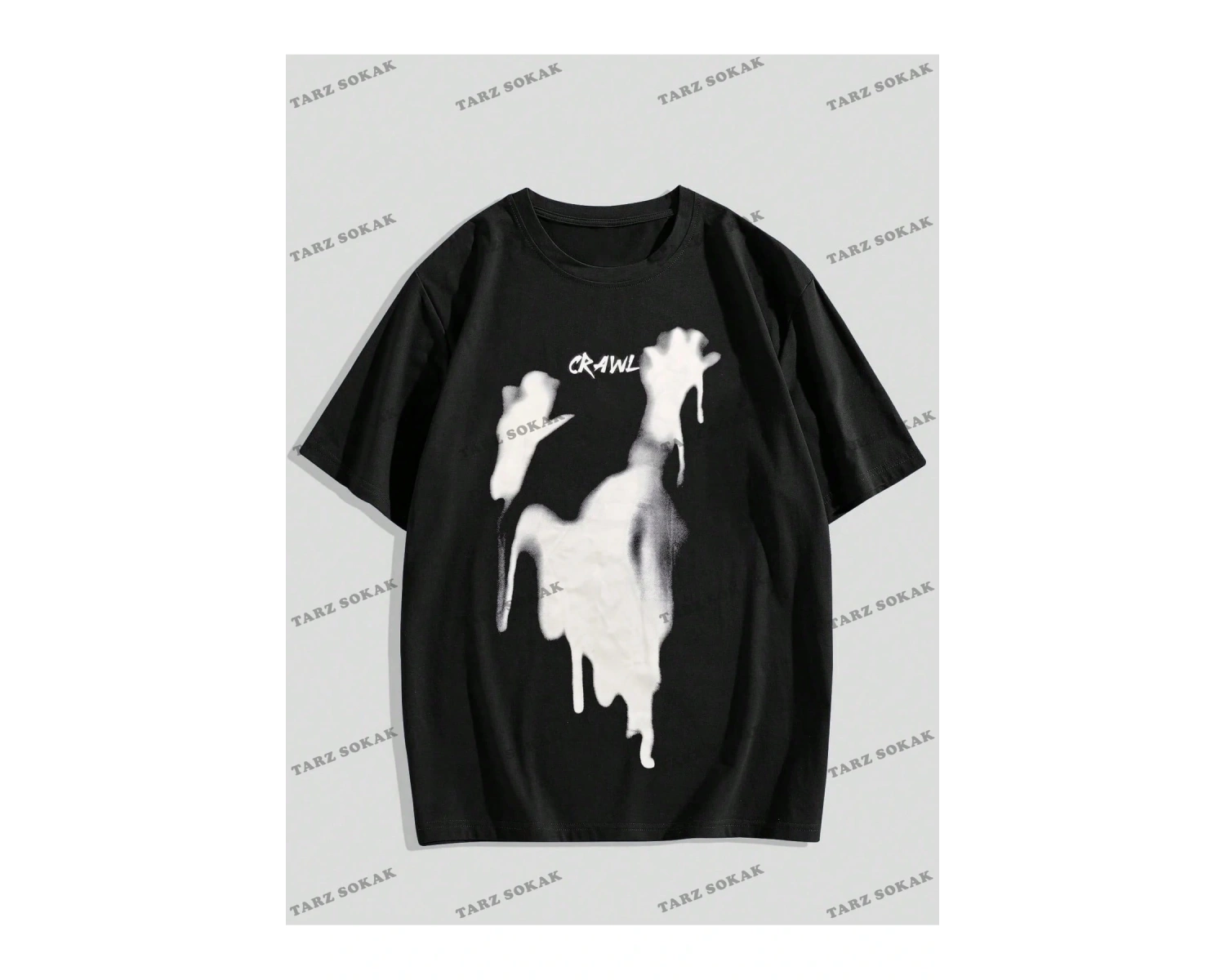 KOD Trend Erkek Harfli Grafik Tişört