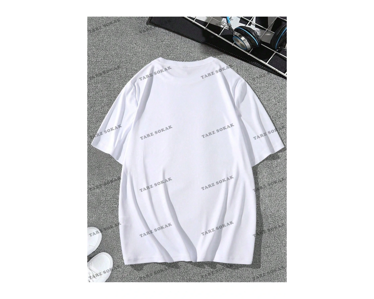 KOD Trend Erkek Mektup Grafikli Tişört