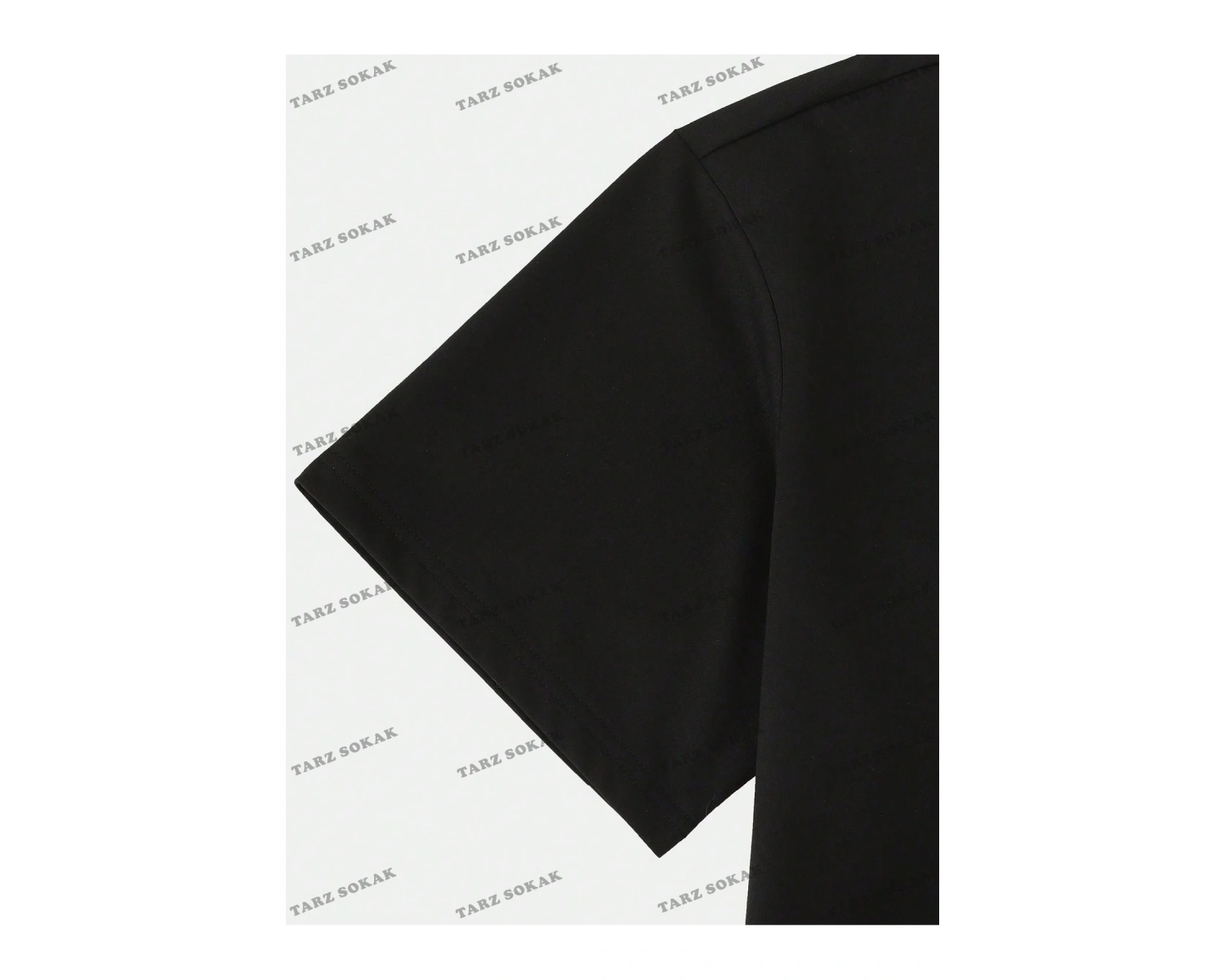 KOD Trend Erkek Sloganlı Düşük Omuz Oversize Tişört