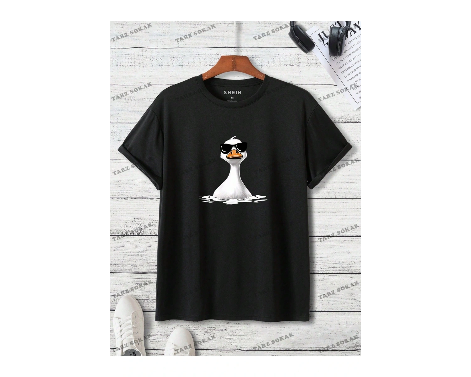 KOD Trend Erkekler Karikatür Grafik Tee