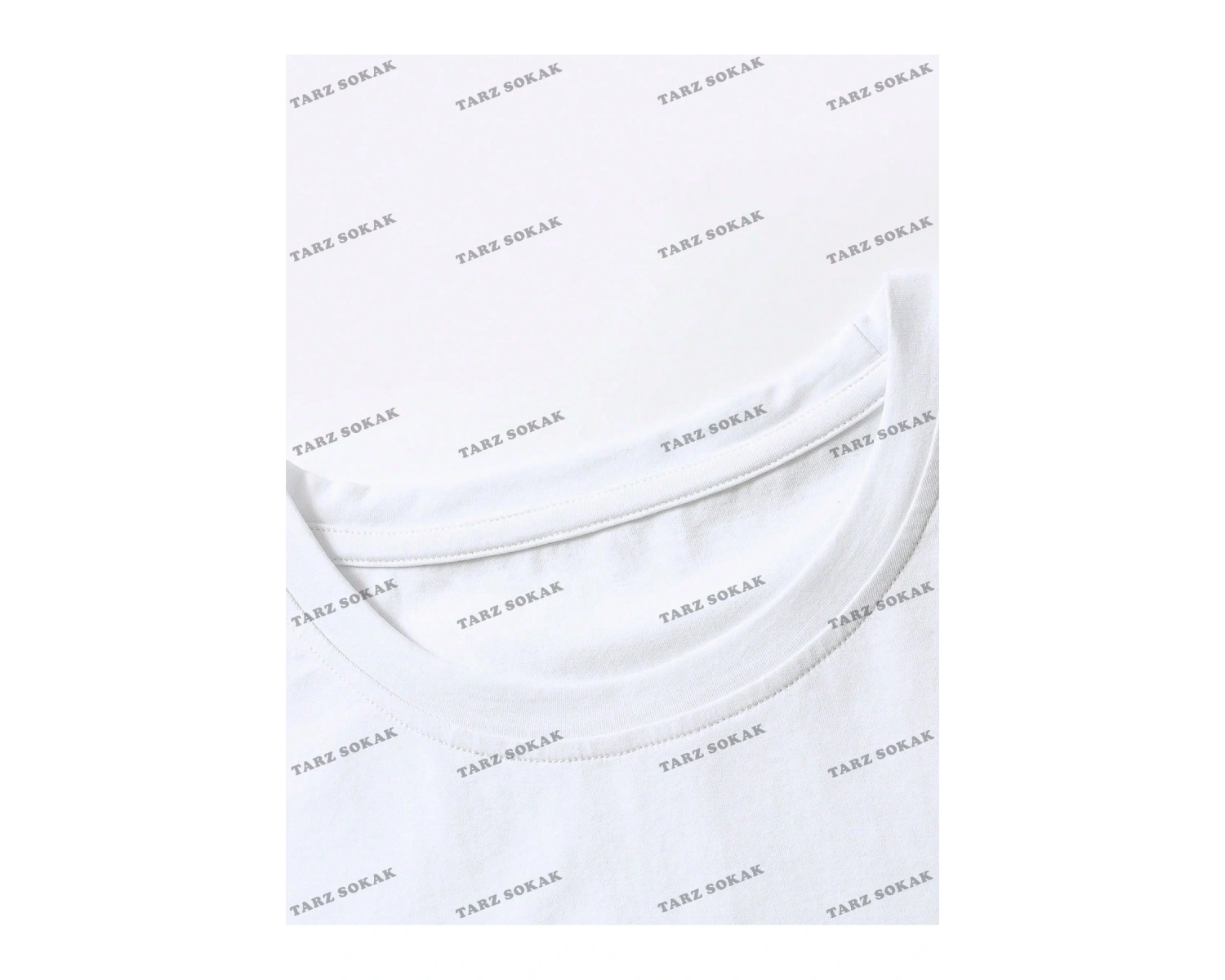 KOD Trend Goth Erkek Figür Grafik Damla Omuz Tişört