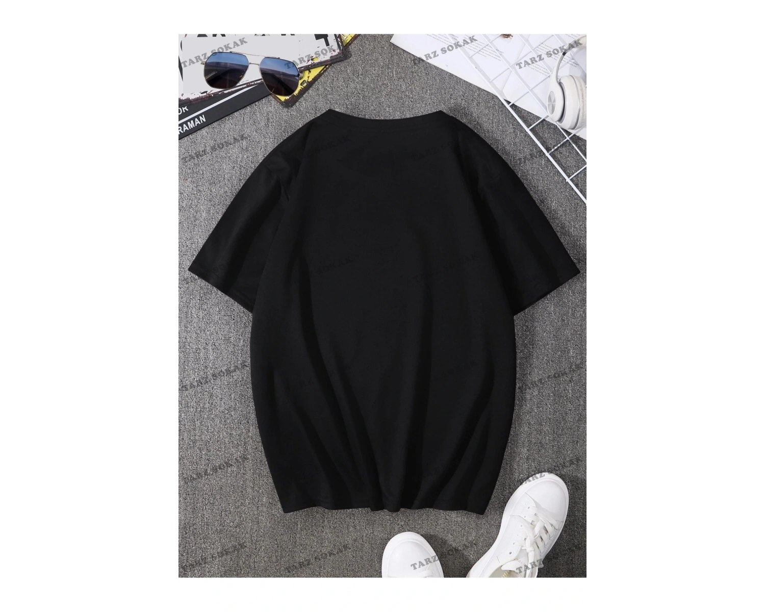 KOD Trend Homme Erkek Dağ ve Geo Baskılı Tişört