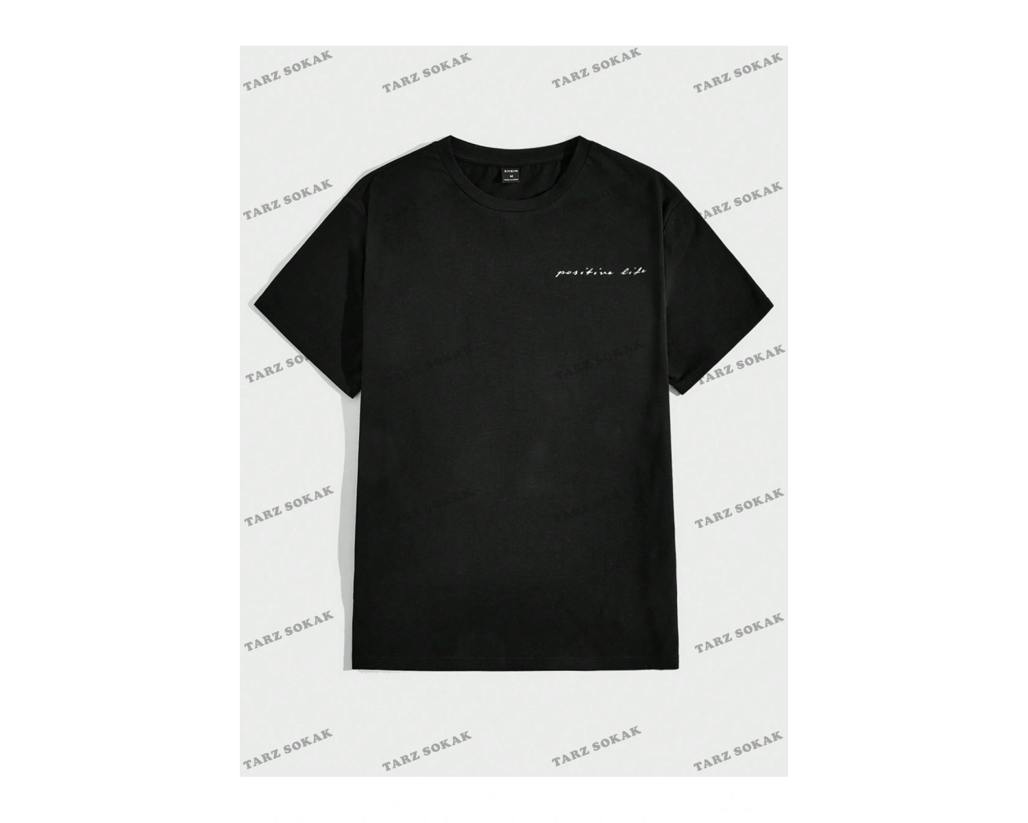 KOD Trend Homme Erkek Hindistan Cevizi Ağacı ve Harf Grafikli Tişört