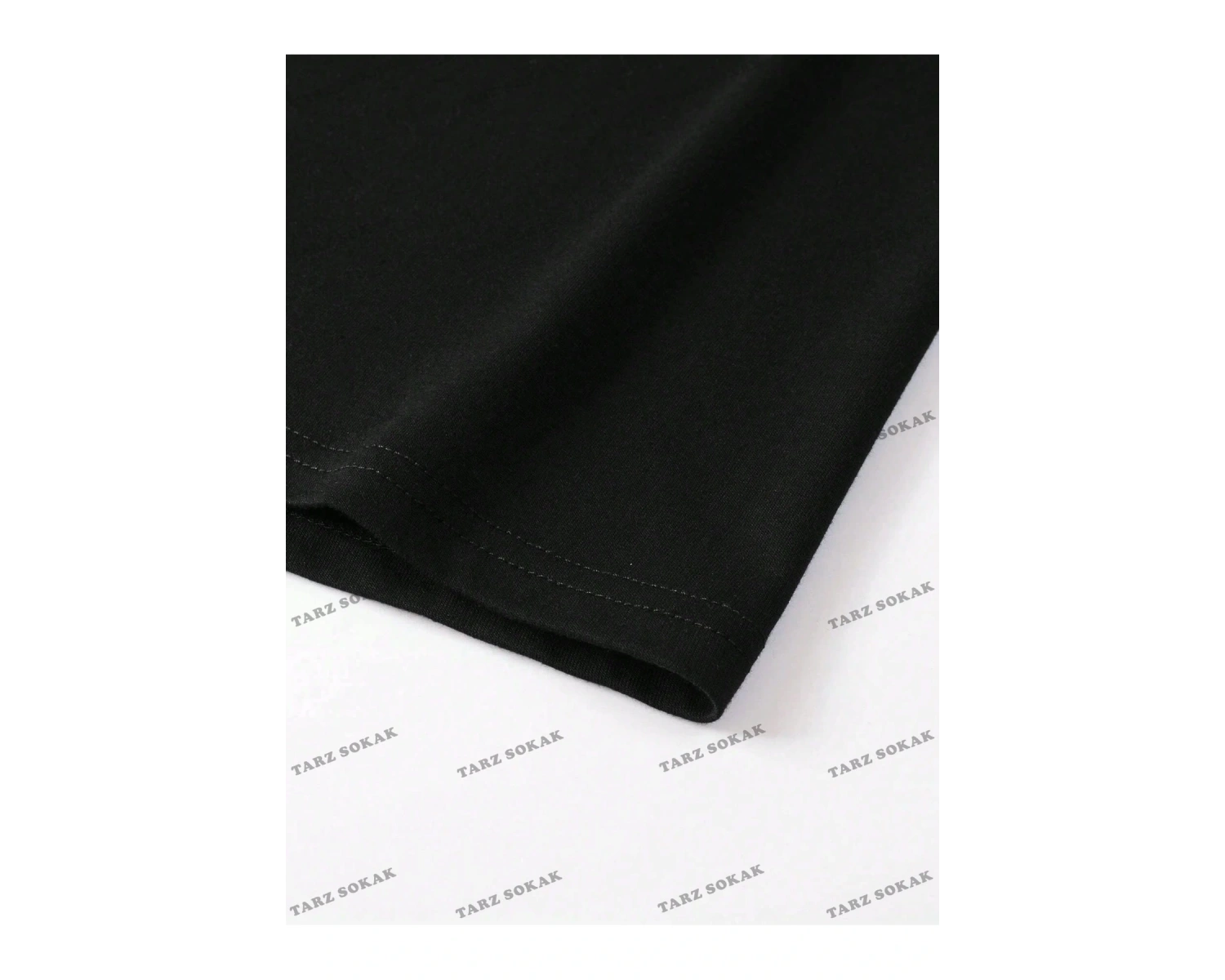 KOD Trend Homme Erkek Japon Harfli ve Ağaç Baskılı Tişört