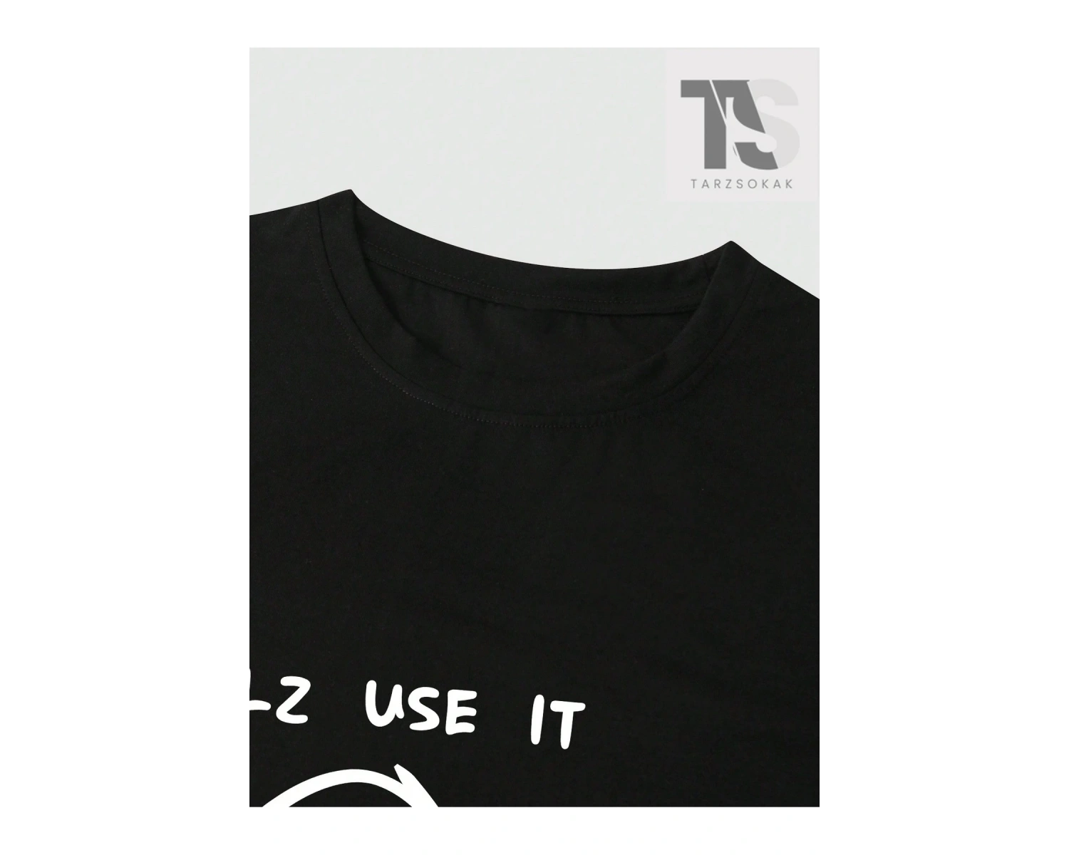 KOD Trend Homme Erkek Karikatür & Slogan Grafikli Tişört