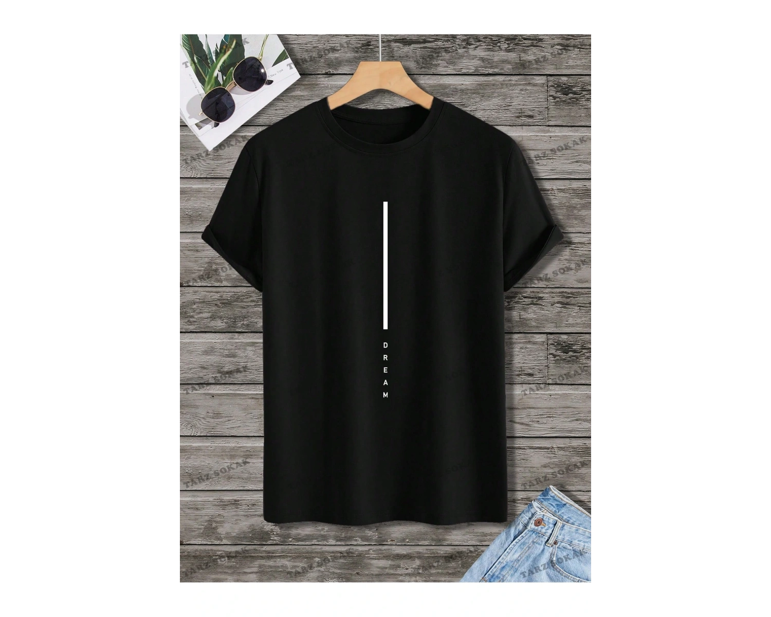 KOD Trend Homme Erkek Mektup Grafikli Tişört