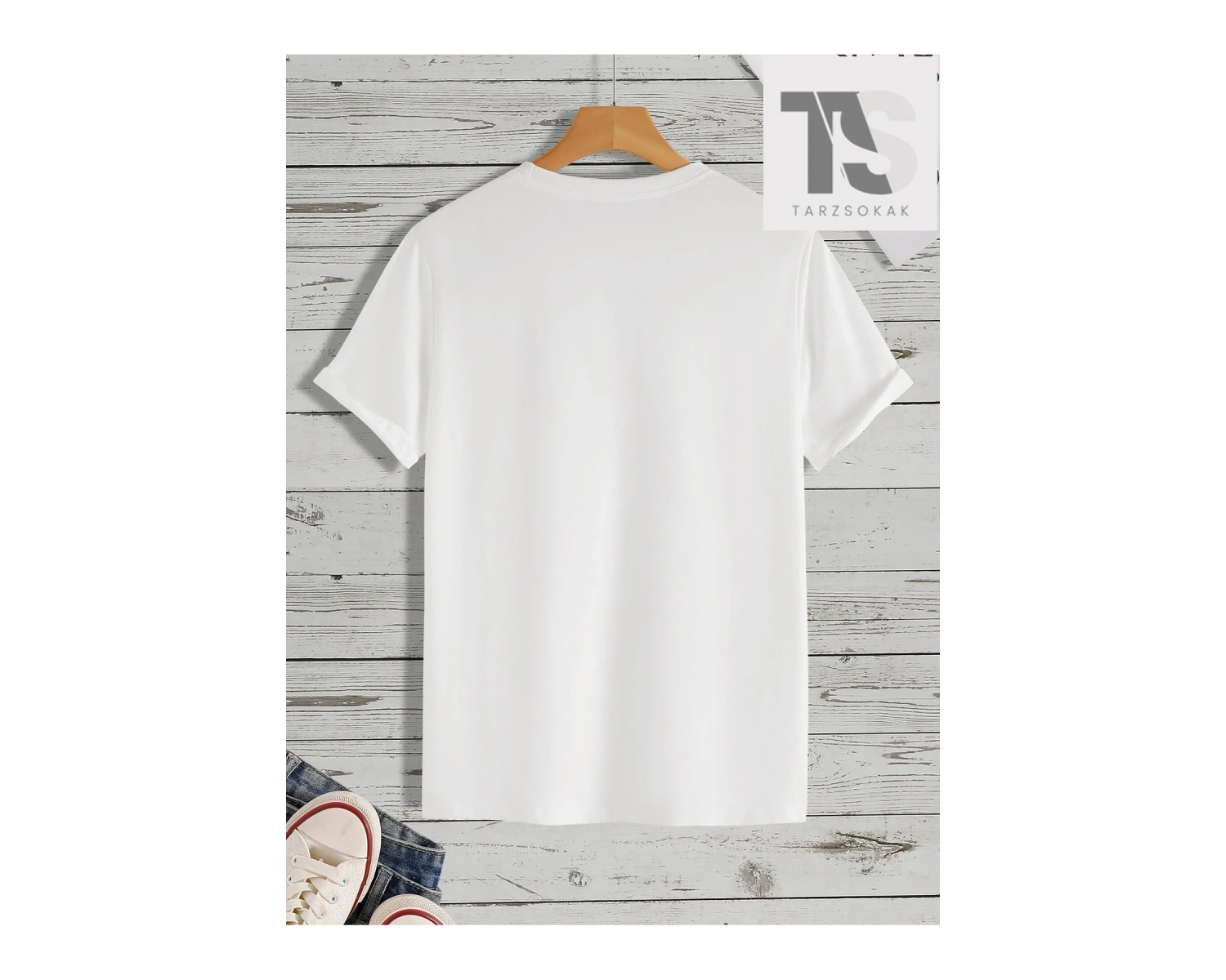 KOD Trend Homme Erkek Oyun Kartı Baskılı Tişört