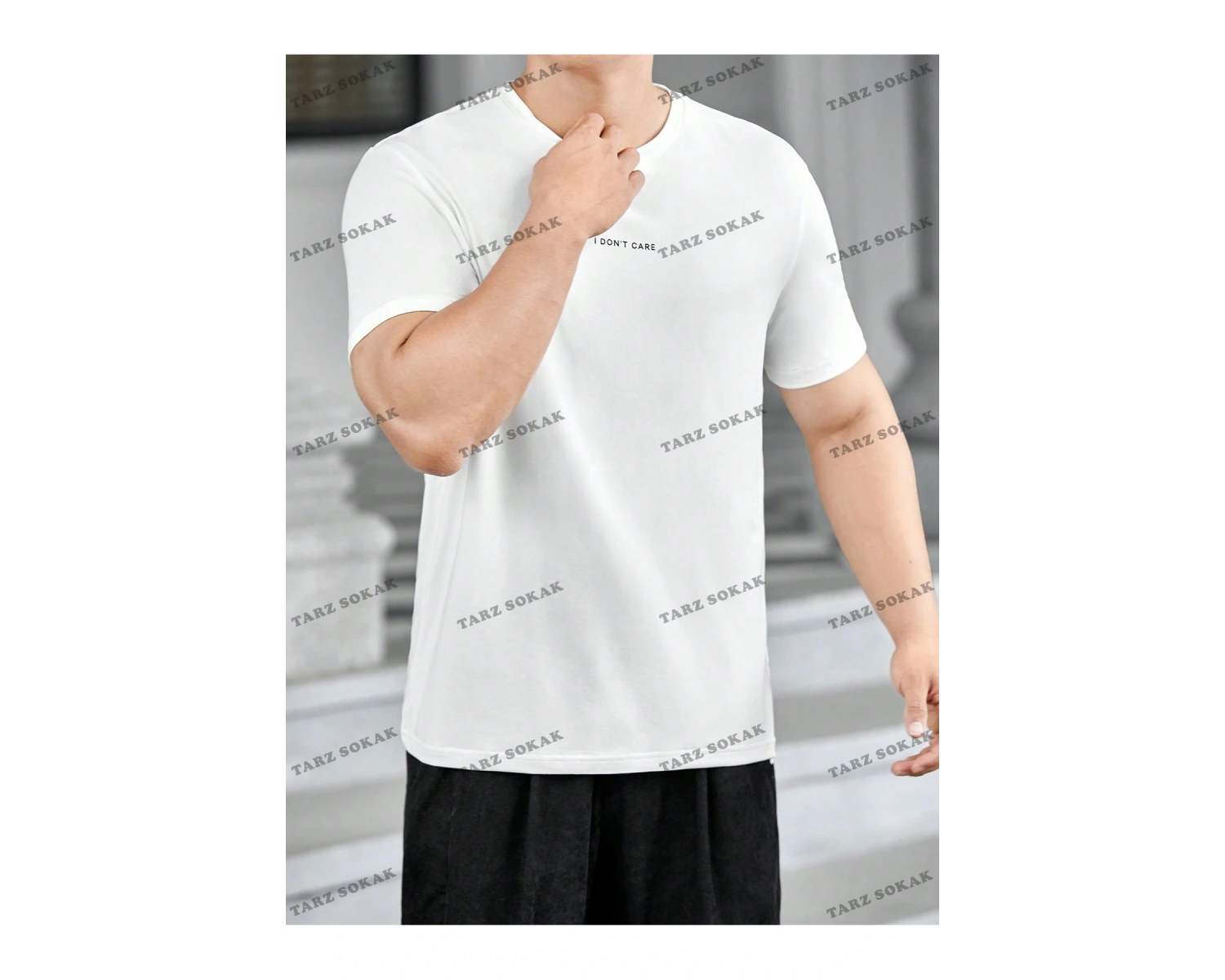 KOD Trend Homme Erkek Sloganlı Grafik Tişört