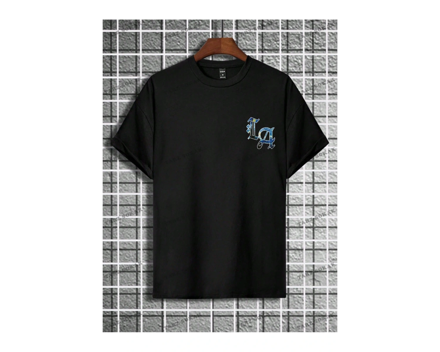 KOD Trend Hypemode Erkek Mektup Baskılı Tişört