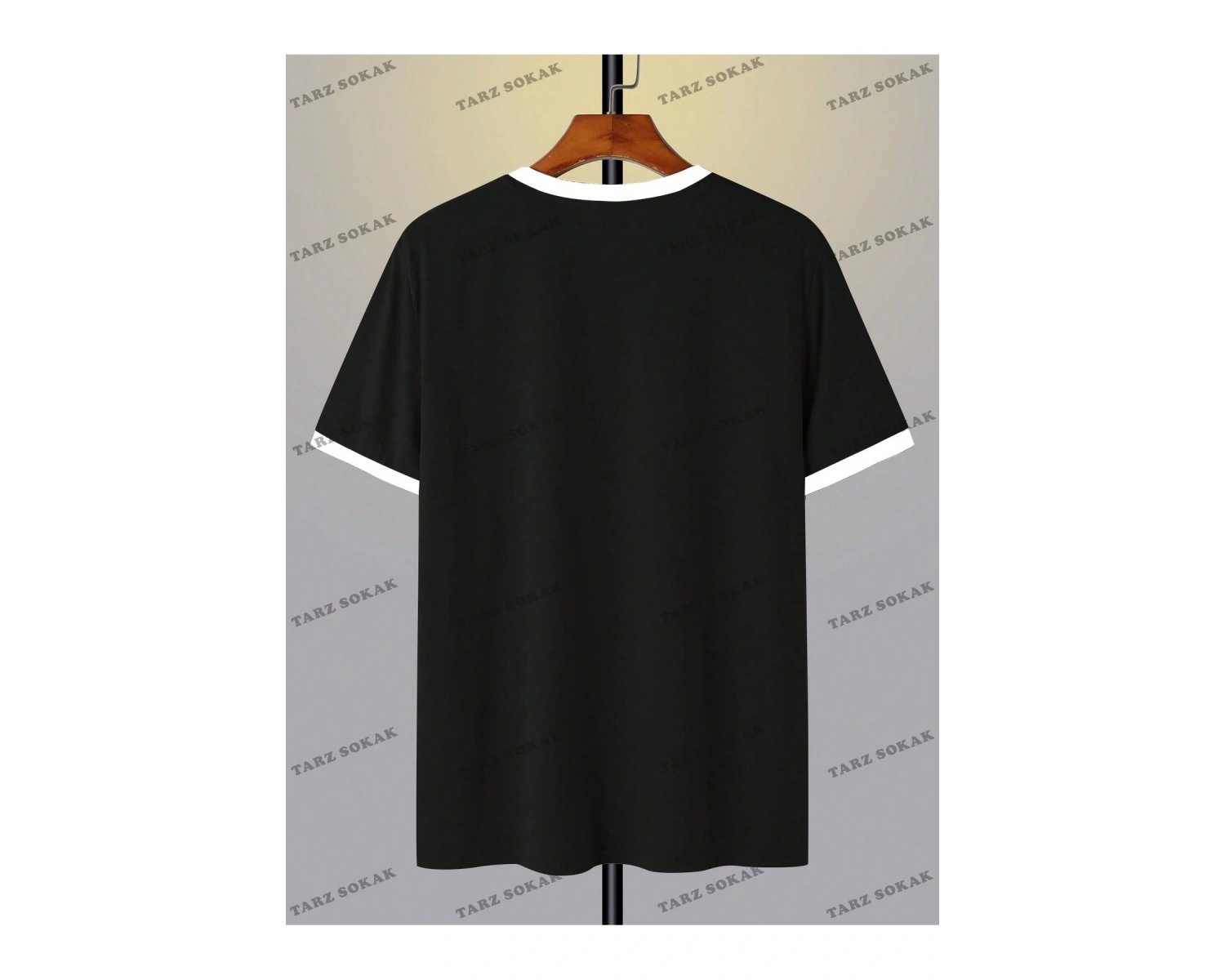 KOD Trend Hypemode Harf Baskılı ve Kontrast Kesimli Renkli Bloklu Erkek Tişörtü