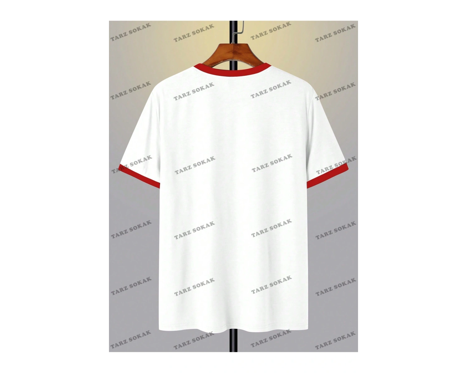 KOD Trend Hypemode Harf Baskılı ve Kontrast Kesimli Renkli Bloklu Erkek Tişörtü