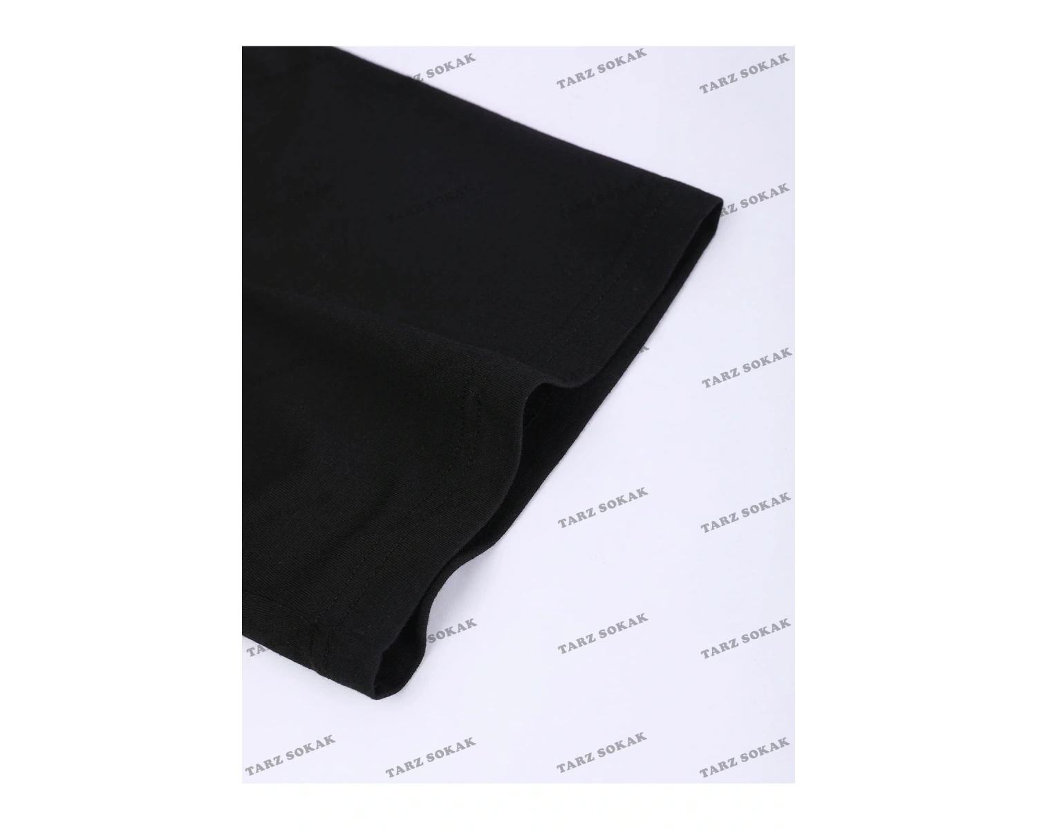 KOD Trend Loose Fit Erkek Düz Renk Yuvarlak Yaka Tişört