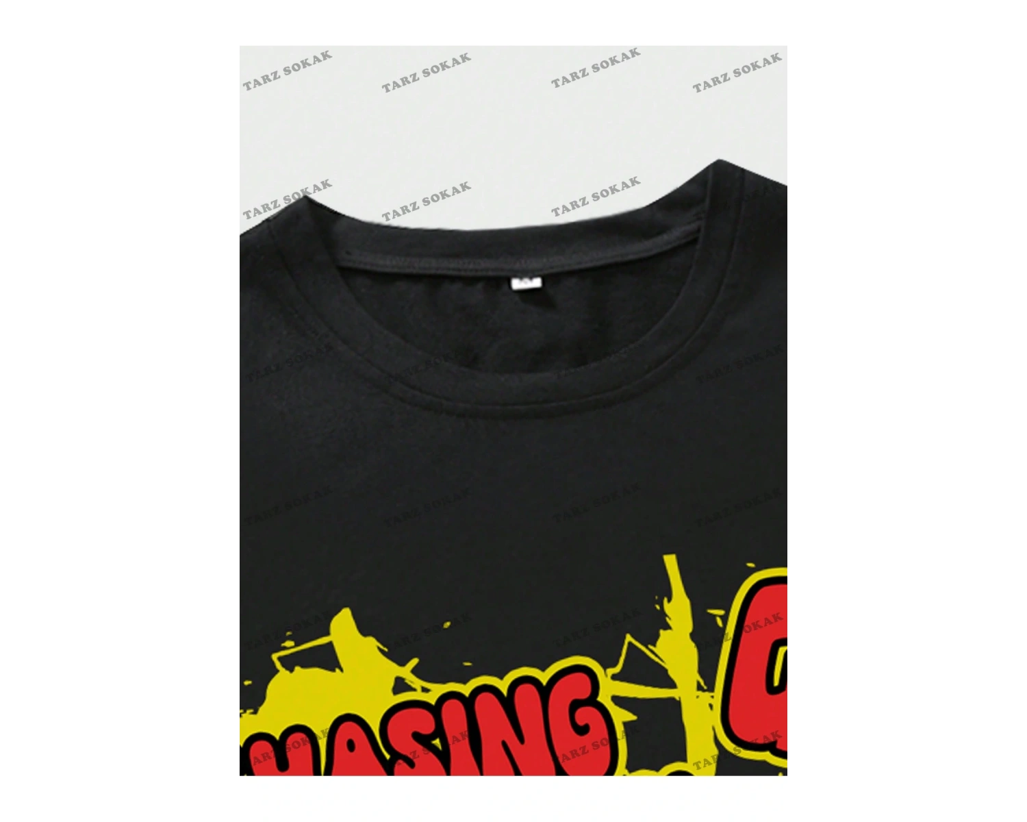 KOD Trend Street Life Erkek Karikatür & Slogan Grafikli Tişört