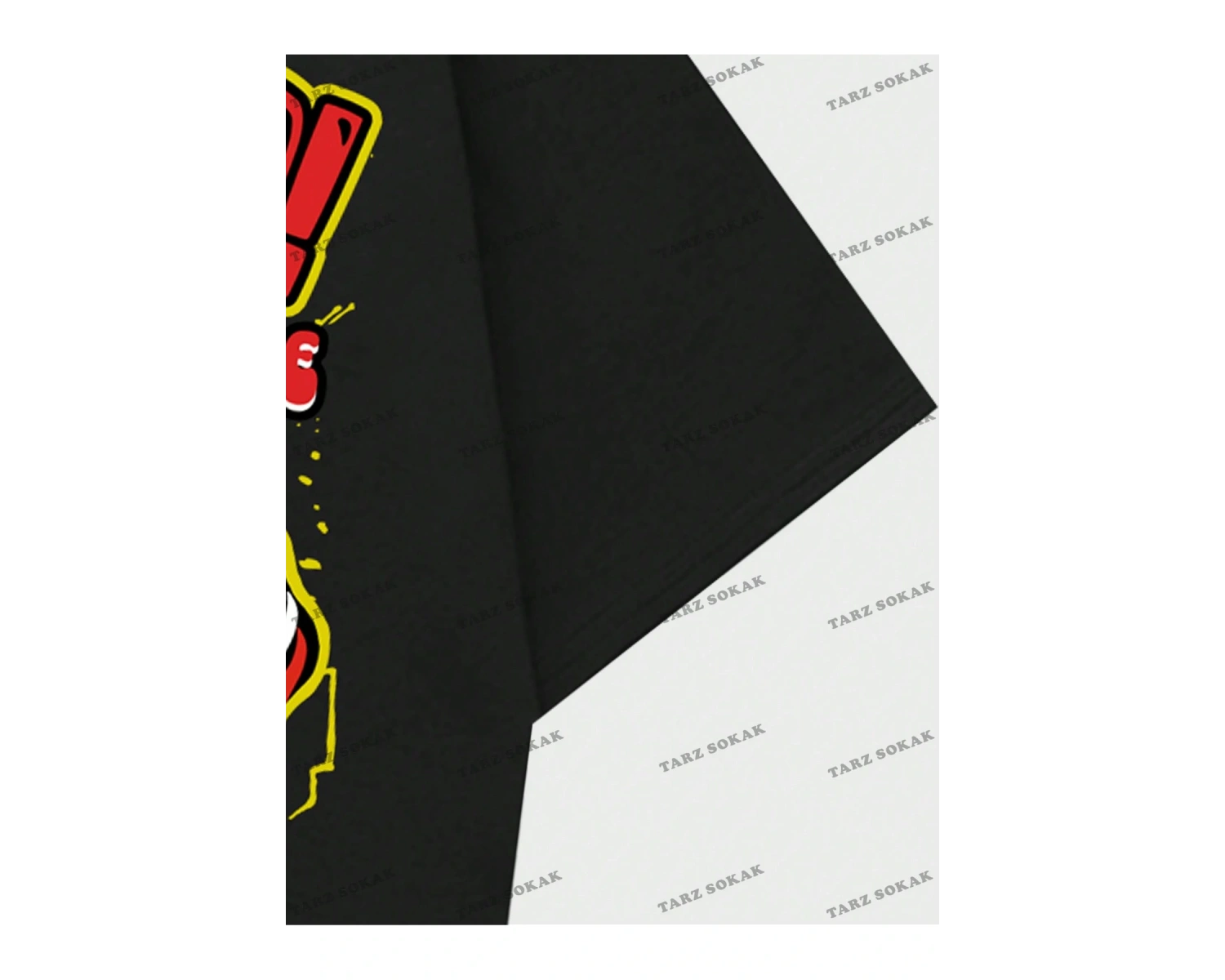 KOD Trend Street Life Erkek Karikatür & Slogan Grafikli Tişört