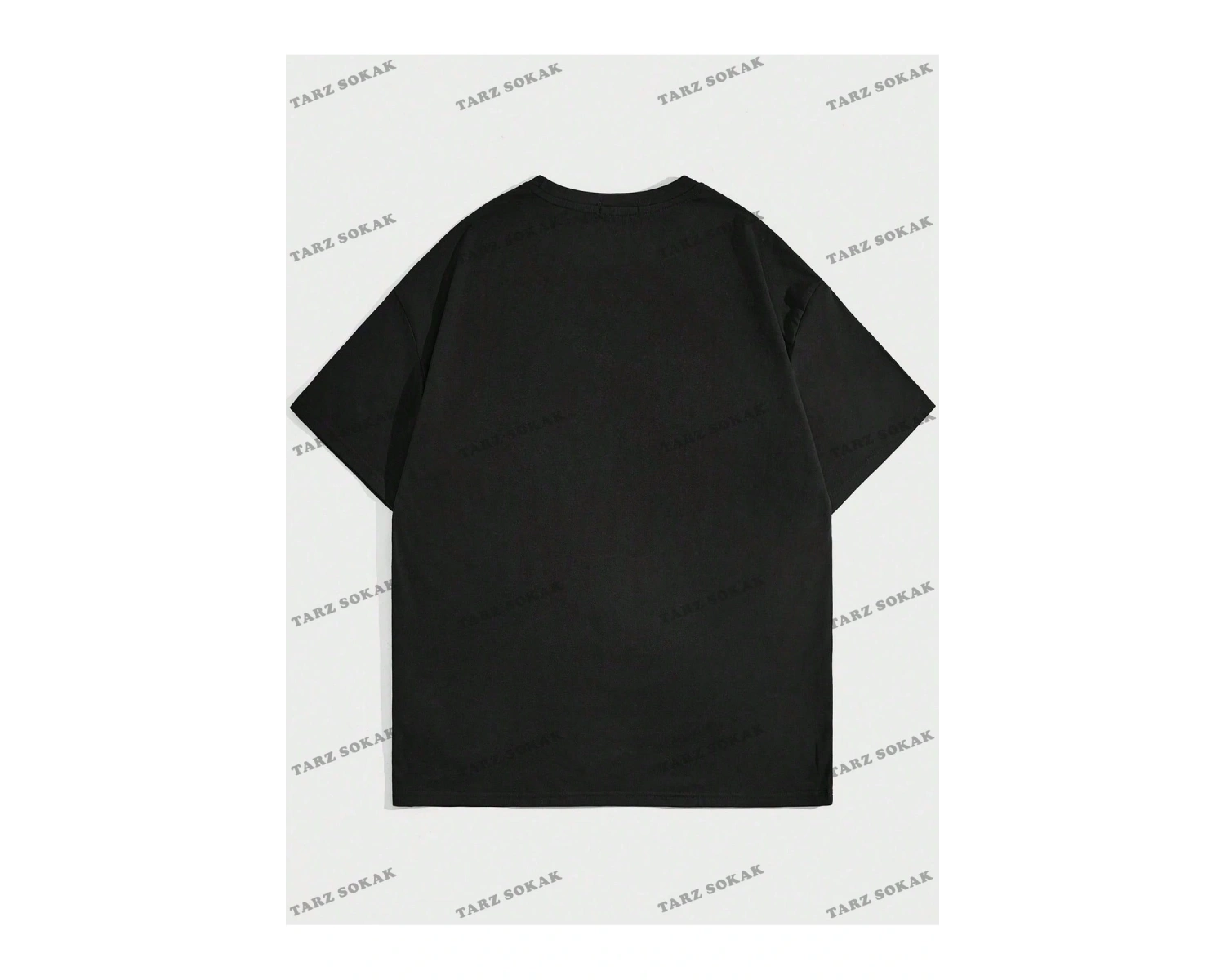 KOD Trend Yarasa Sada Erkek Komik Kedi Baskılı T-Shirt