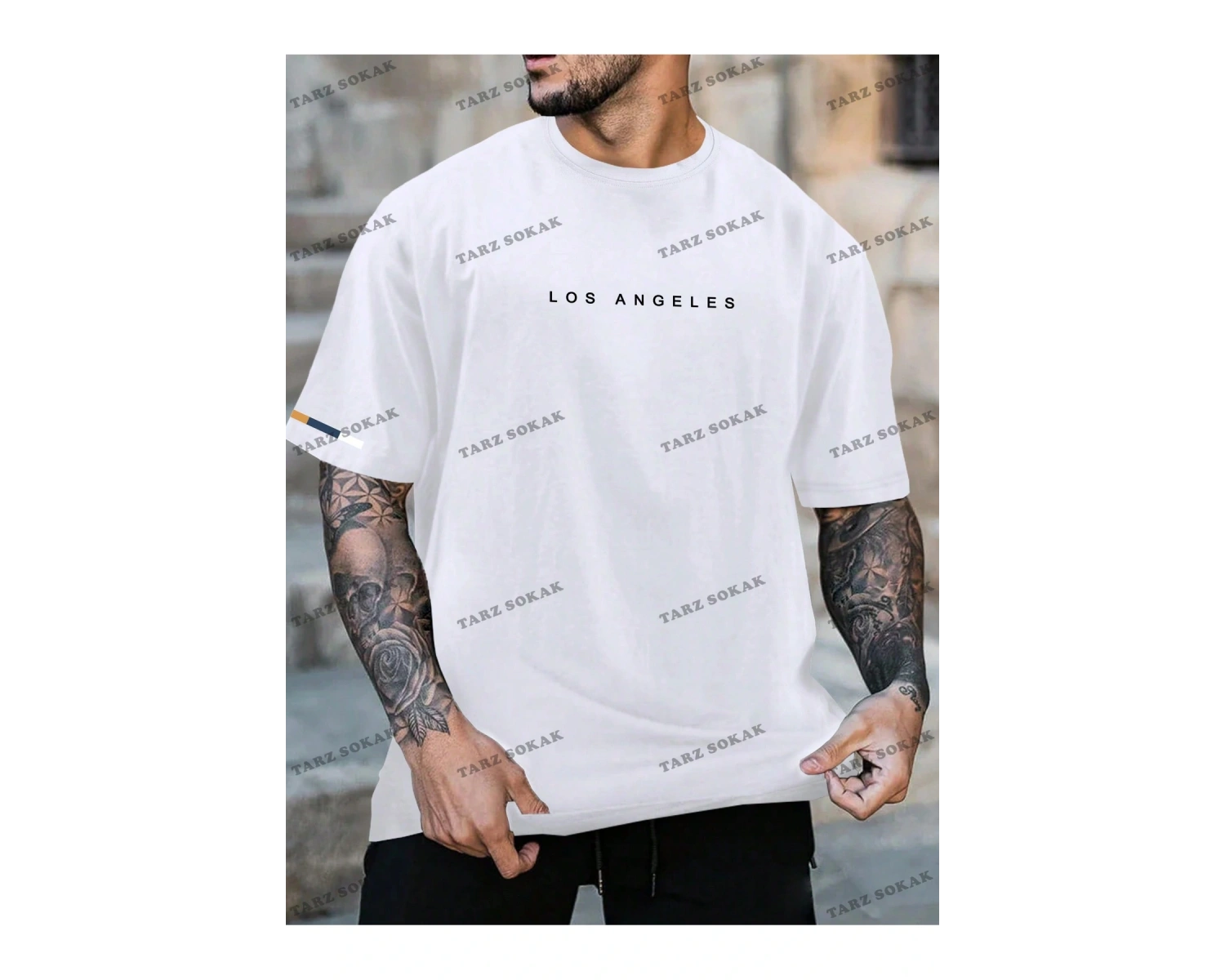 KOD Trend Yazılı Erkek Kısa Kollu Günlük Giyim Tişört