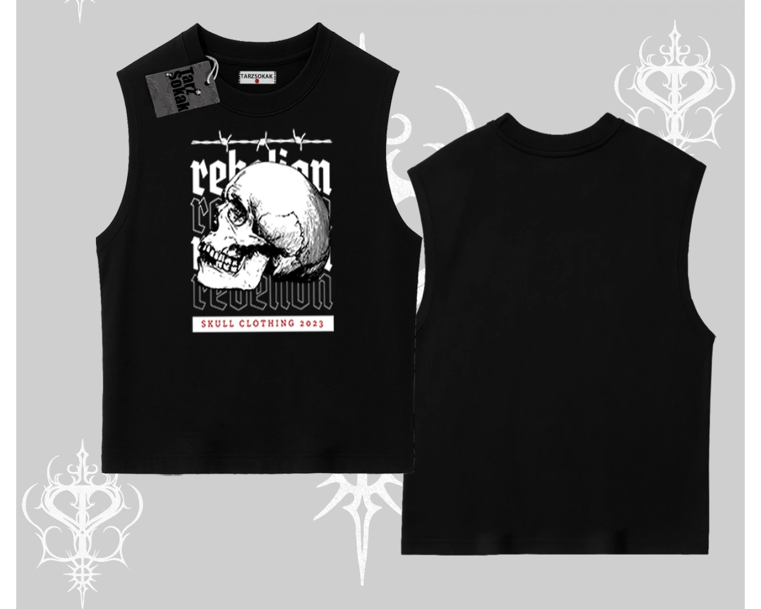 Kolsuz Tshirt Rebellion Skull Underground Street Legacy