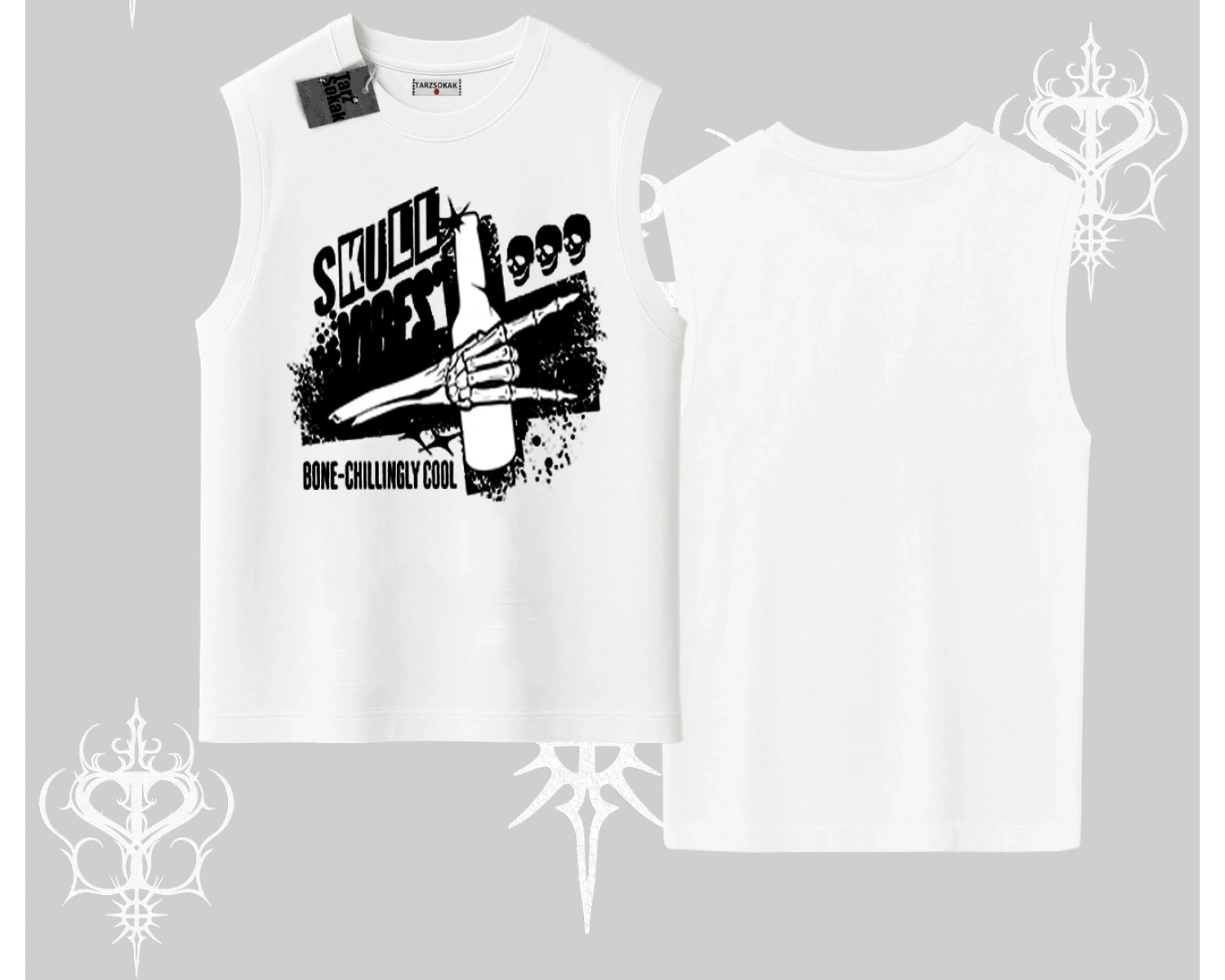 Kolsuz Tshirt Skull Impact Bone Chilling Street Icon