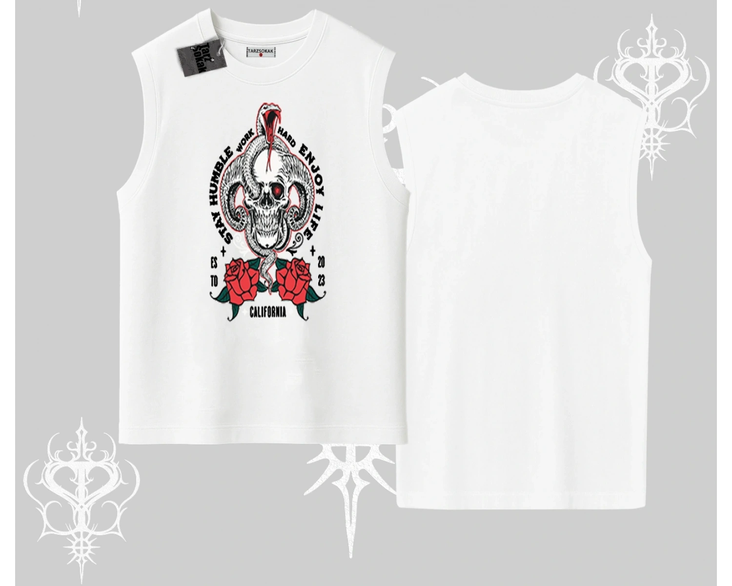 Kolsuz Tshirt Stay Humble Work Hard Enjoy Life