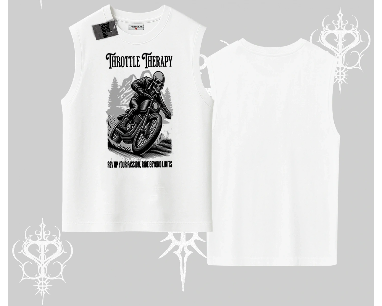 Kolsuz Tshirt Throttle Therapy No Brakes Just Freedom