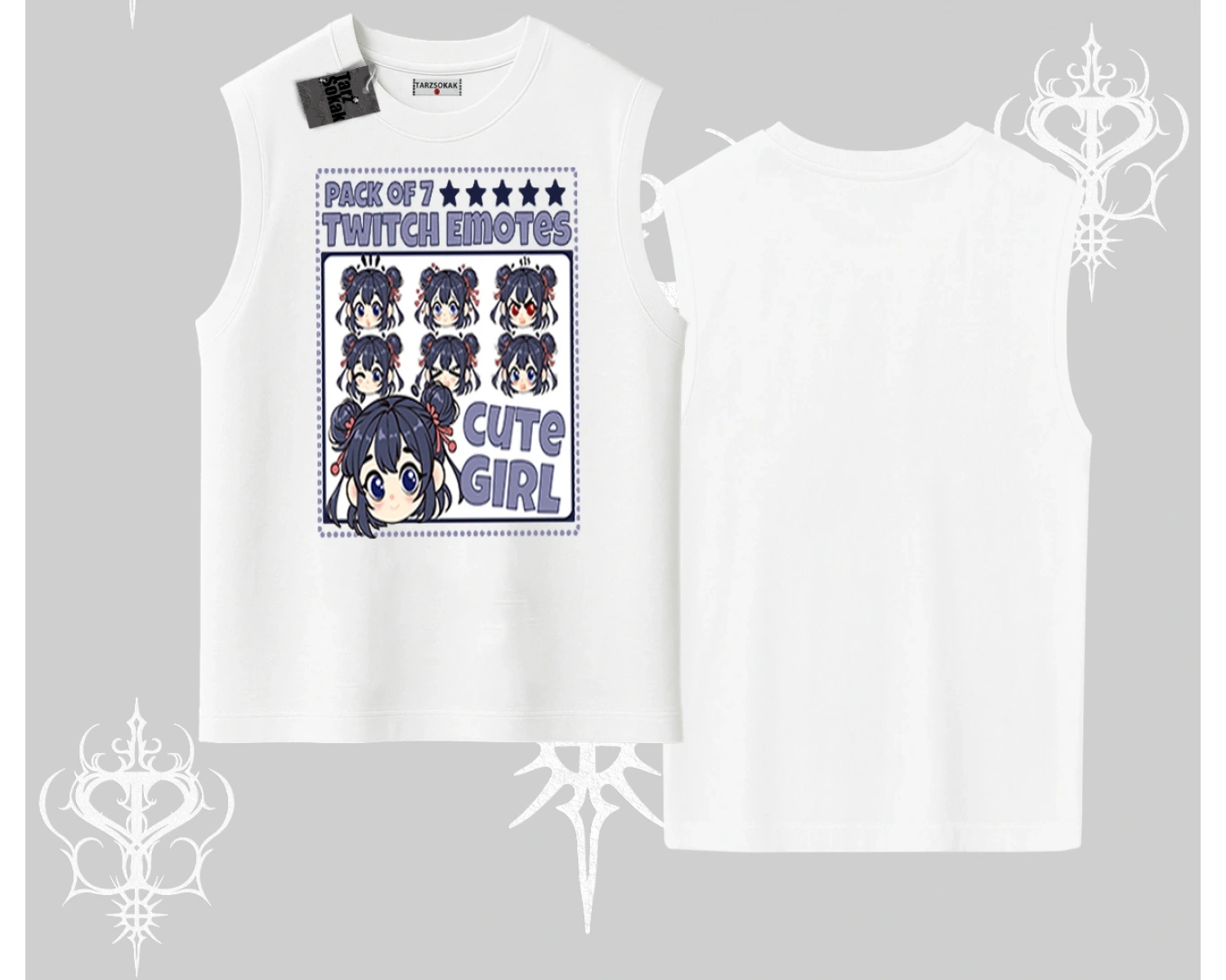 Kolsuz Tshirt Twitch Emotes Cute Girl Anime Expression