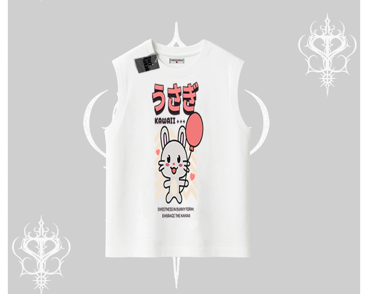 Kolsuz Tshirt Usagi Kawaii Cute Heart Energy