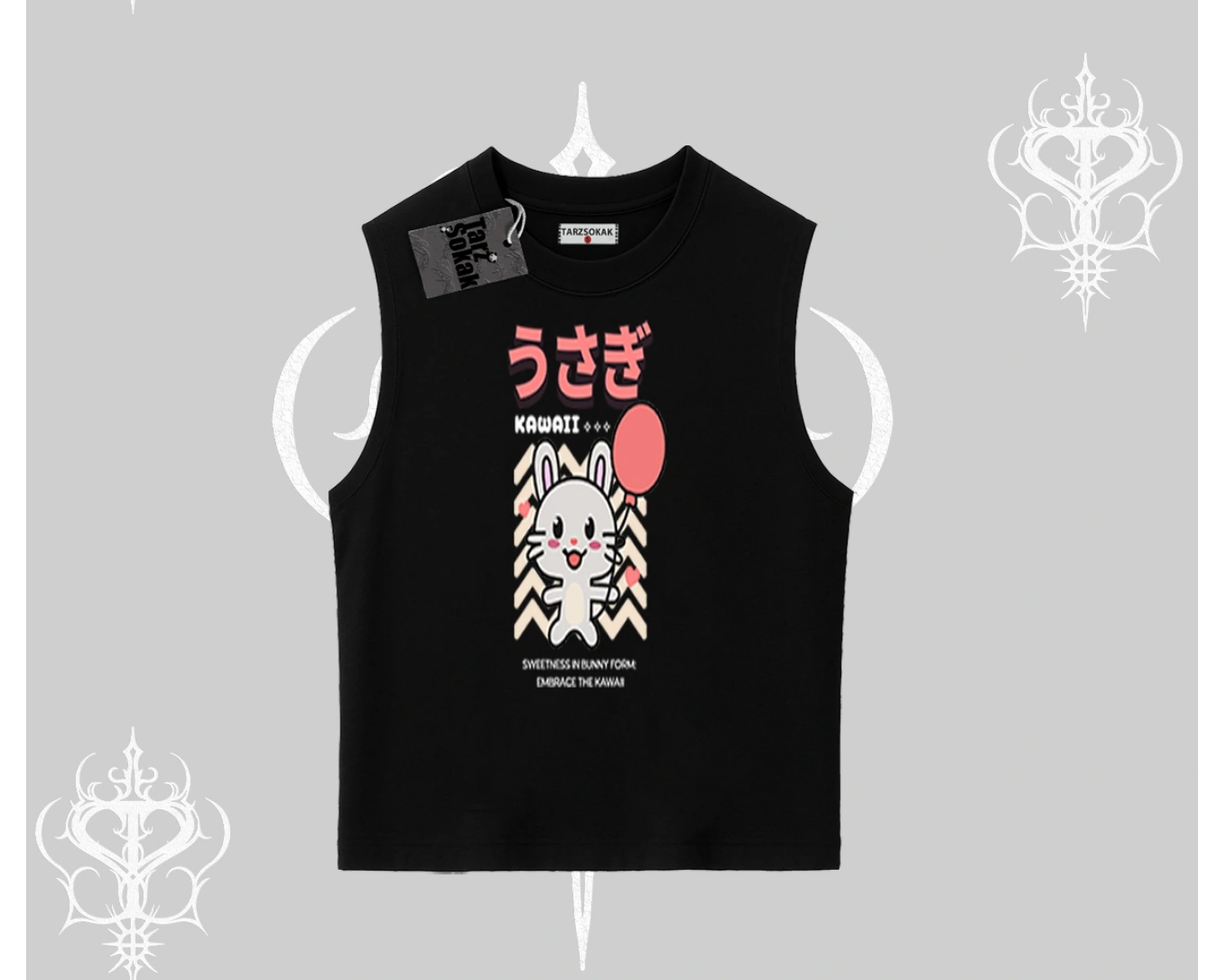 Kolsuz Tshirt Usagi Kawaii Cute Heart Energy